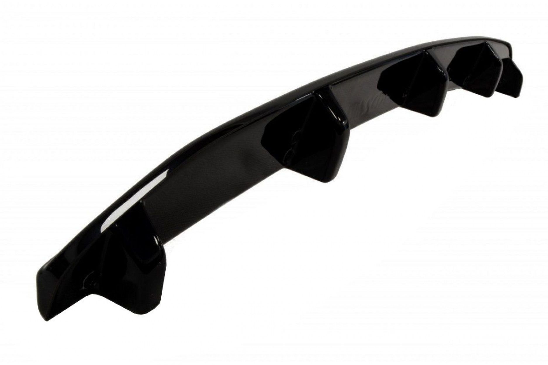 Maxton Design ABS Diffusor für Mercedes Benz CLS-Klasse W218 AMG AMG Paket schwarz hochglanz (5) 