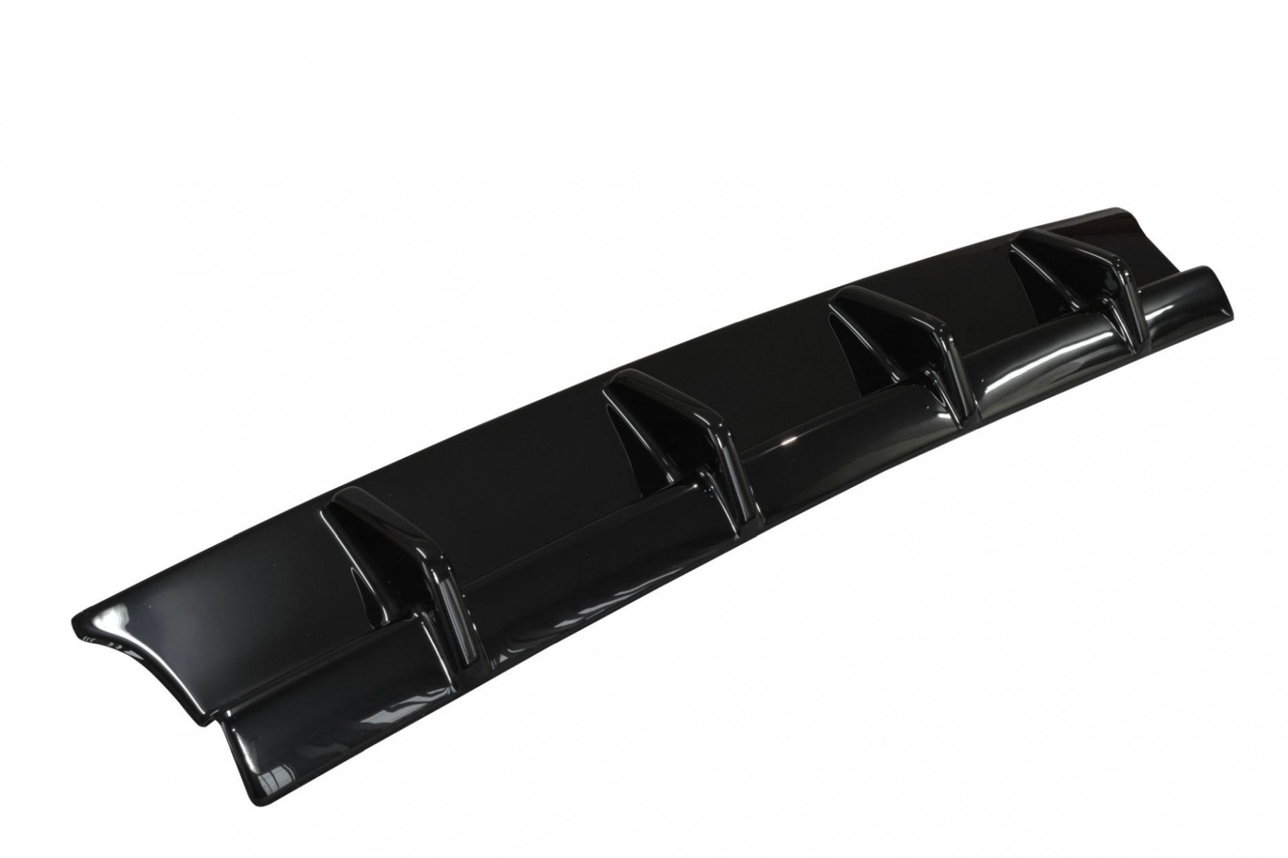 Maxton Design ABS Diffusor für Mercedes Benz E-Klasse W212 AMG AMG Paket schwarz hochglanz (5) 