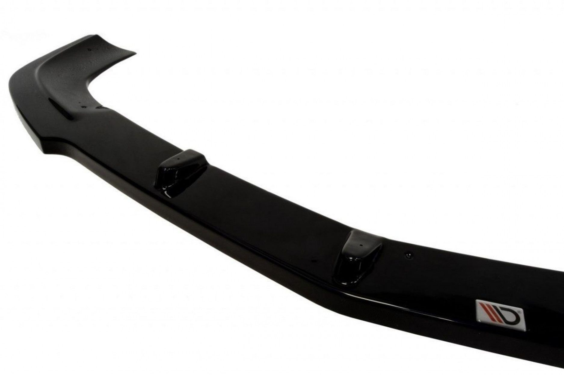 Maxton Design ABS Frontlippe für Mercedes Benz SLK-Klasse R172 AMG schwarz hochglanz (3) 