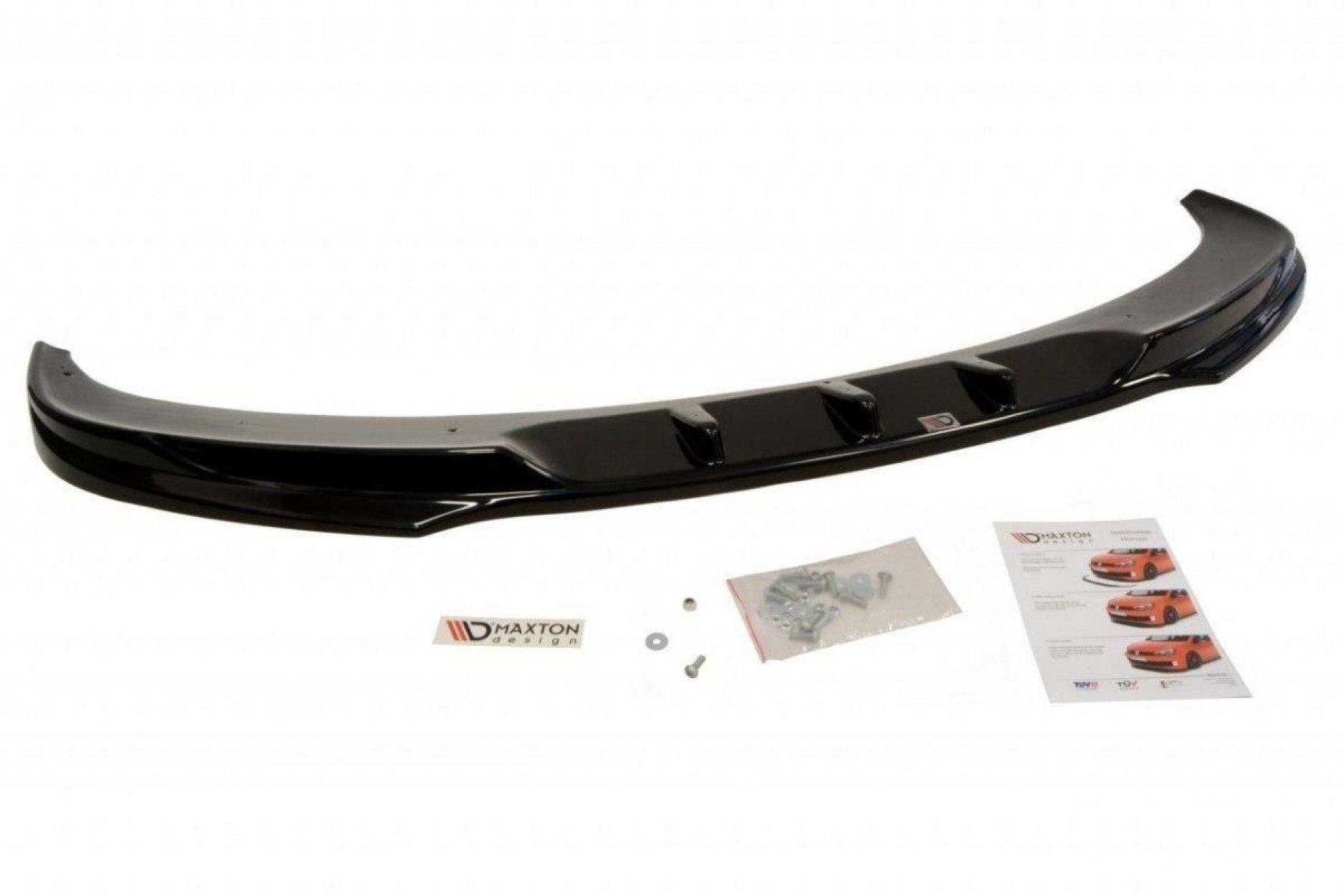 Maxton Design ABS Frontlippe für Mercedes Benz Sprinter Mk2 2006-2012 schwarz hochglanz (2) 