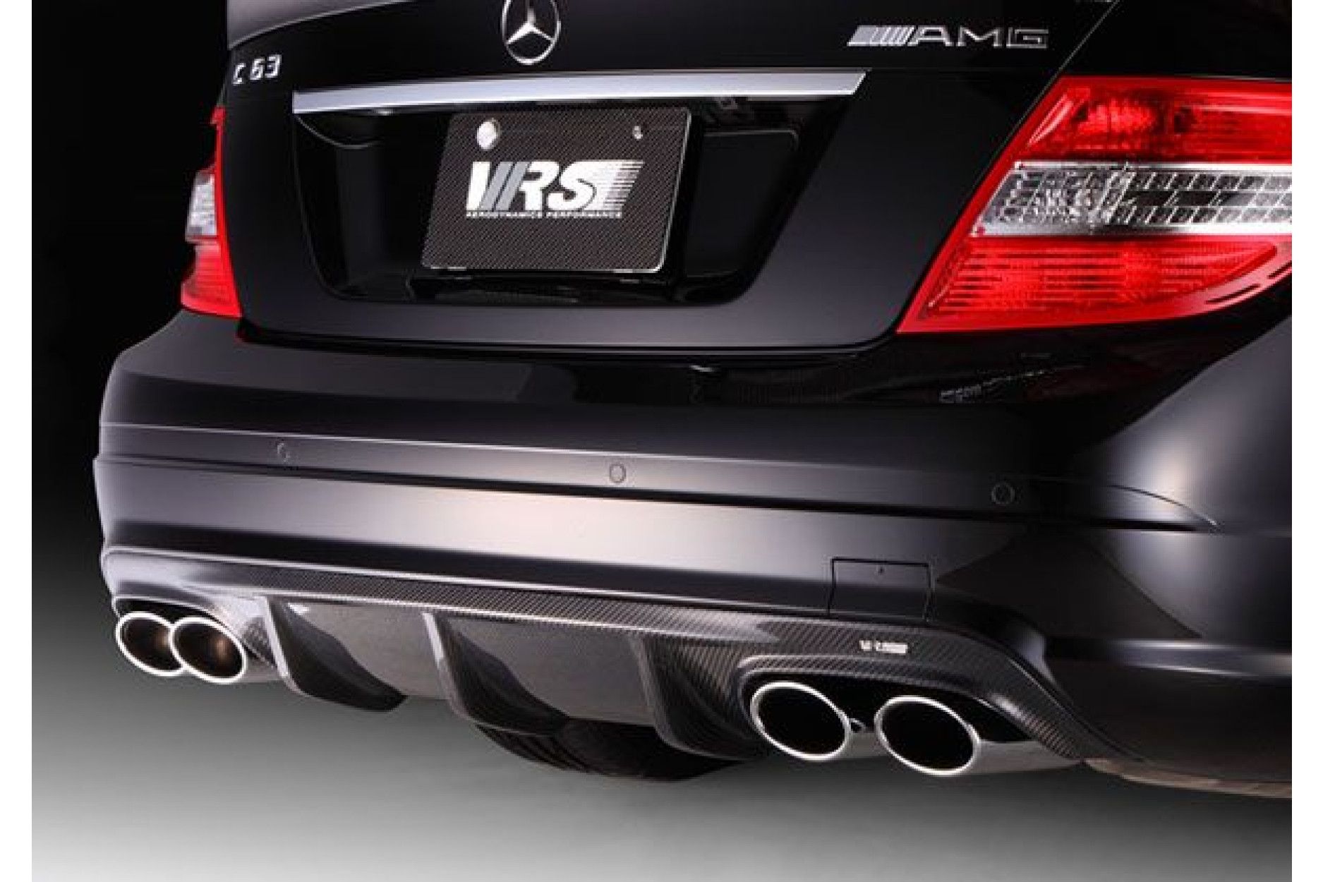 Varis carbon diffuser for Mercedes Benz C63 AMG W204 (2) 