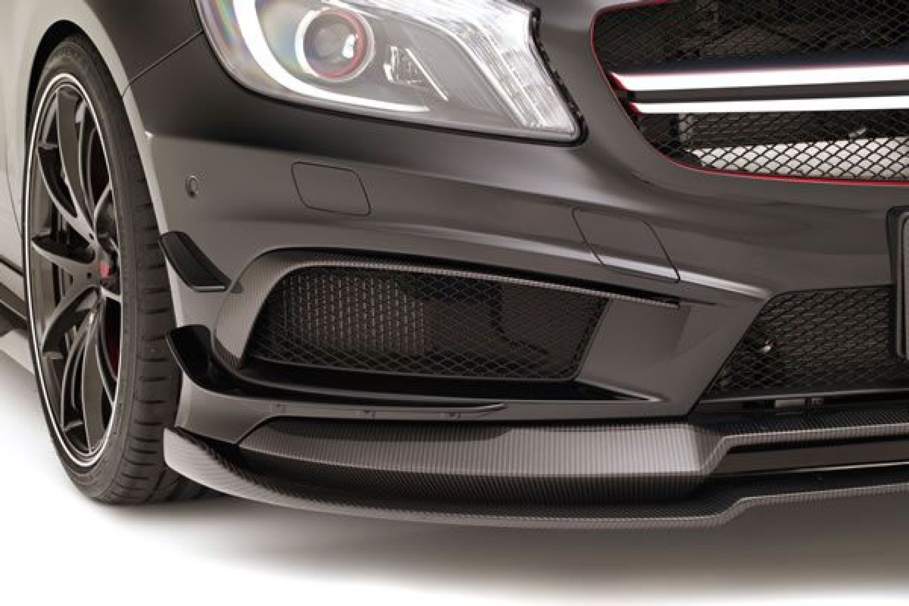 Varis carbon air intake fairing for Mercedes W176 A45 AMG (2) 