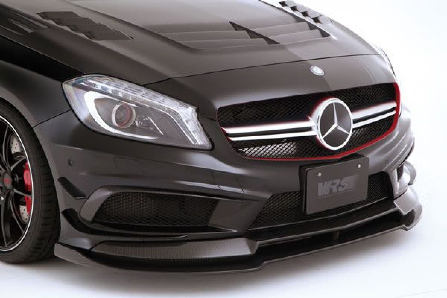 Varis carbon air intake fairing for Mercedes W176 A45 AMG (4) 
