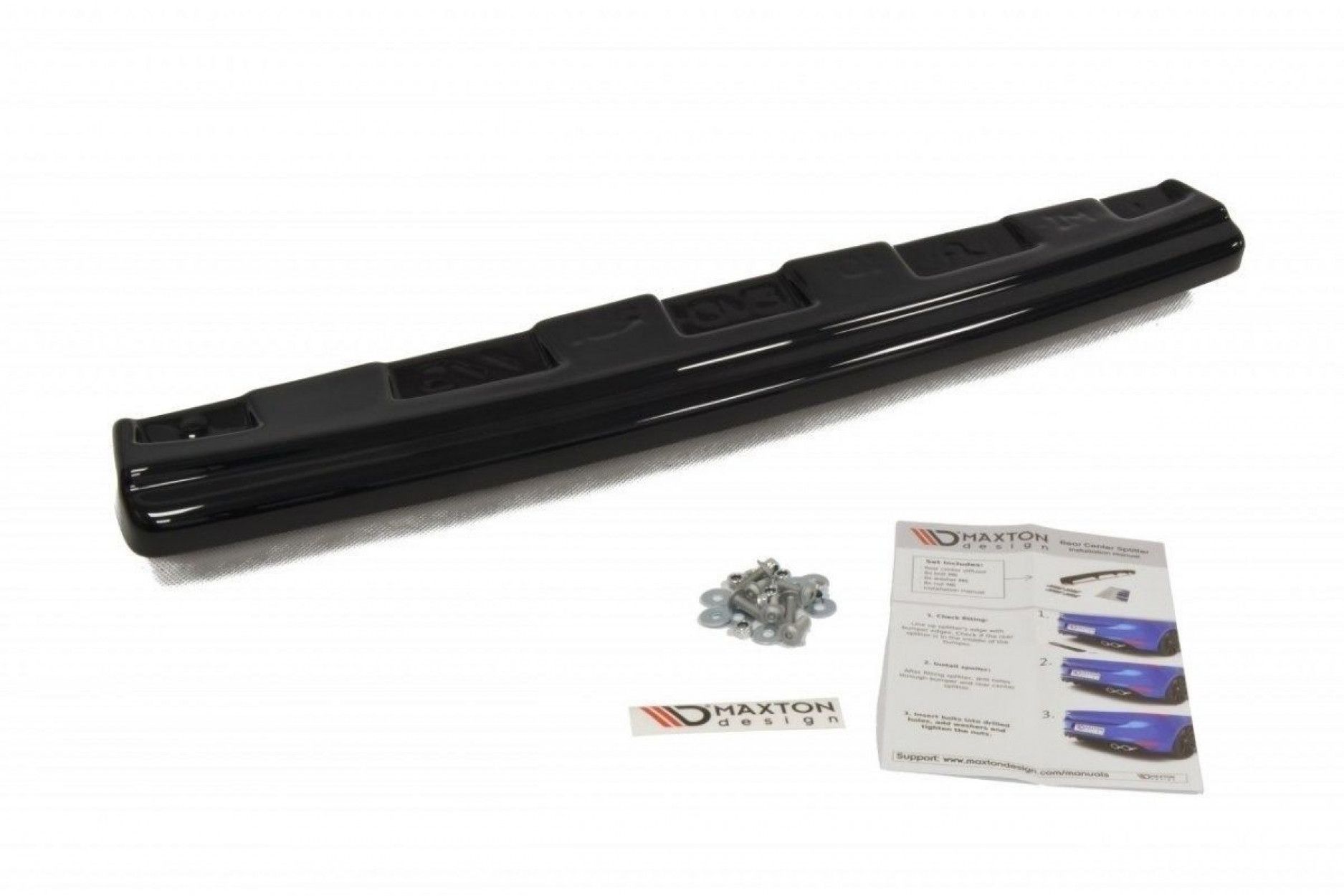 Maxton Design ABS Diffusor für Mitsubishi Lancer Mk10 EVO 10 schwarz hochglanz (4) 