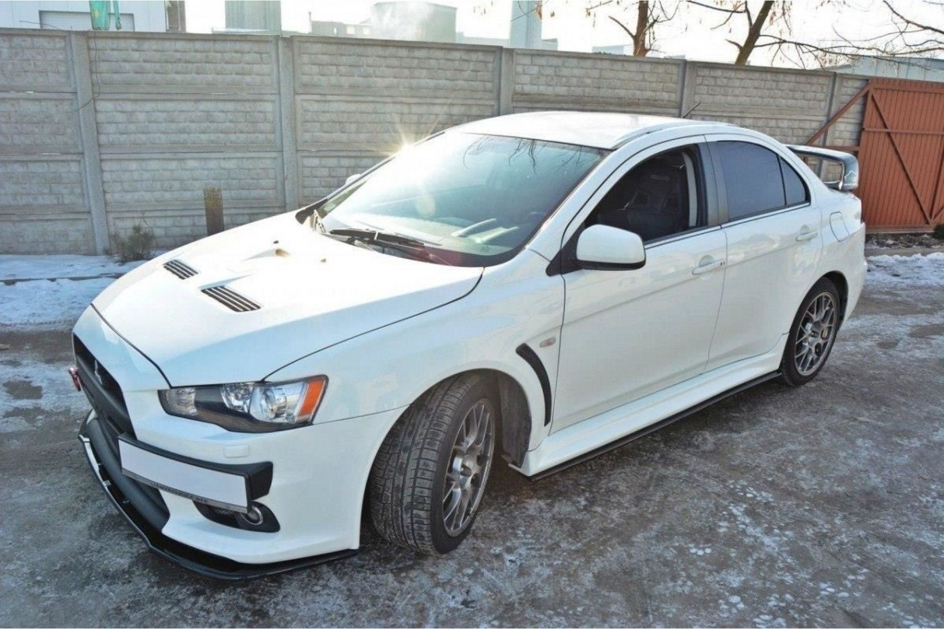 Maxton Design ABS Seitenschweller für Mitsubishi Lancer Mk10 EVO 10 schwarz hochglanz (4) 