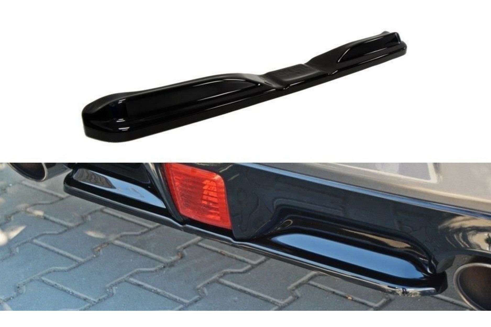 Maxton Design ABS Diffusor für Nissan 370Z schwarz hochglanz