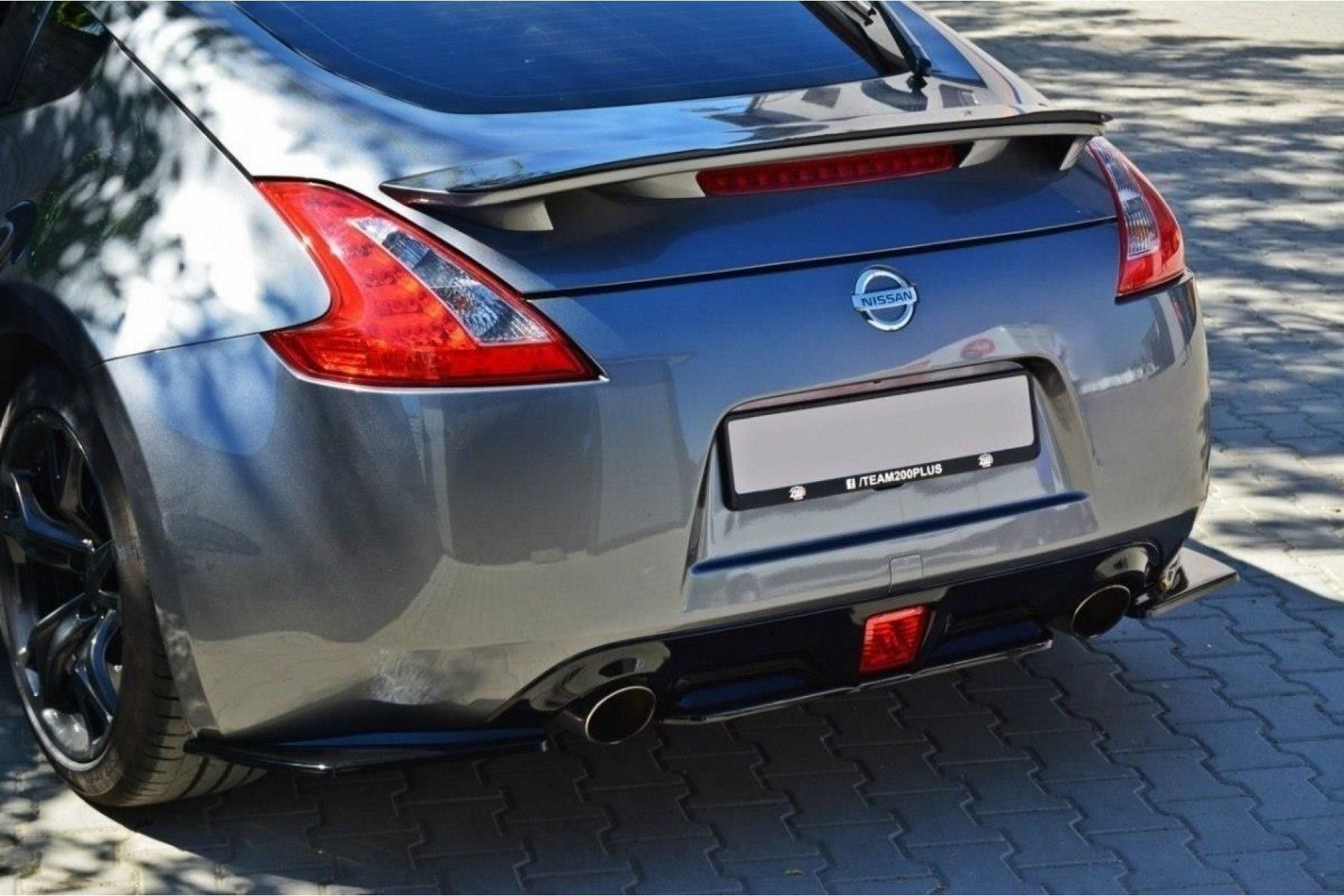 Maxton Design ABS Diffusor für Nissan 370Z schwarz hochglanz (4) 