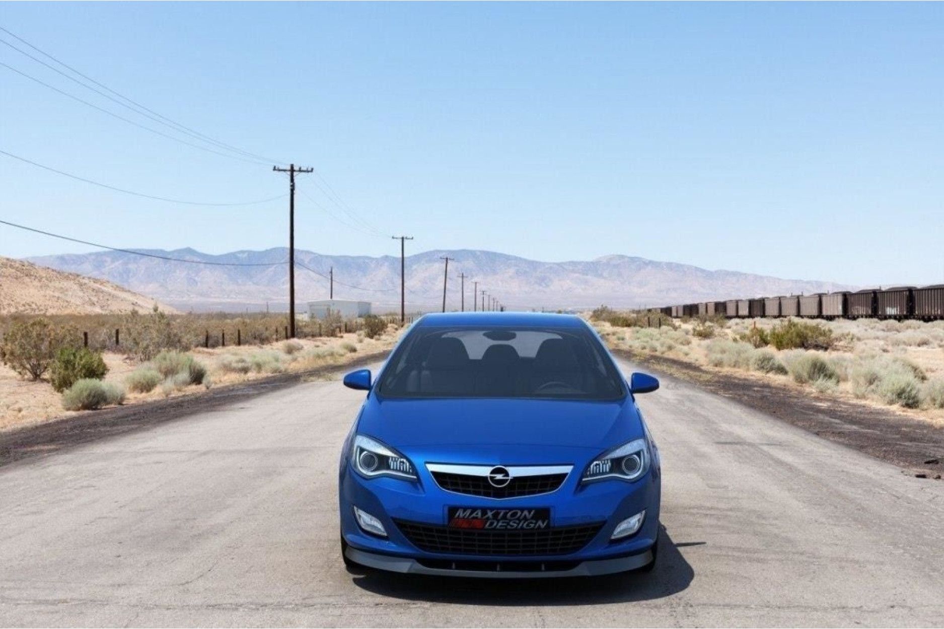 Maxton Design ABS Frontlippe für Opel Astra J MK4 OPC Vorfacelift schwarz hochglanz (2) 