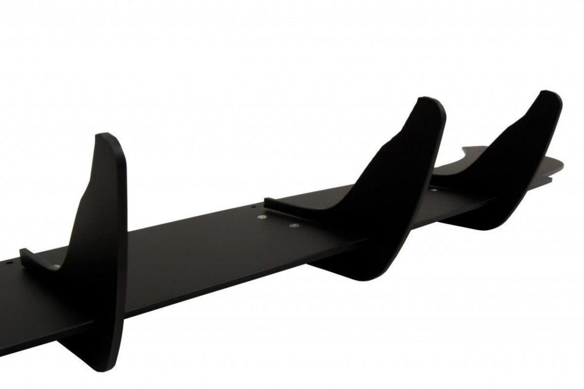 Maxton Design ABS Diffusor Heckschürzen Ansatz für Opel Astra J MK4 OPC schwarz matt (6) 