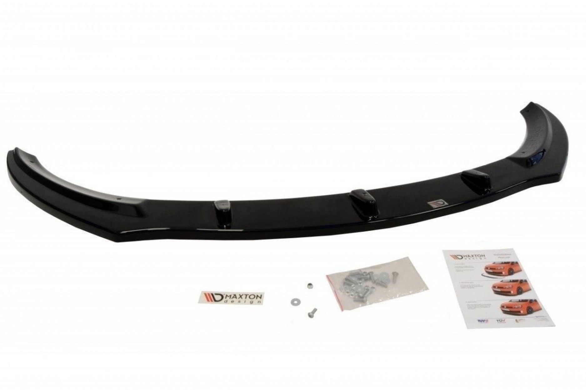 Maxton Design ABS Frontlippe V.1 für Opel Astra J MK4 OPC schwarz hochglanz (4) 