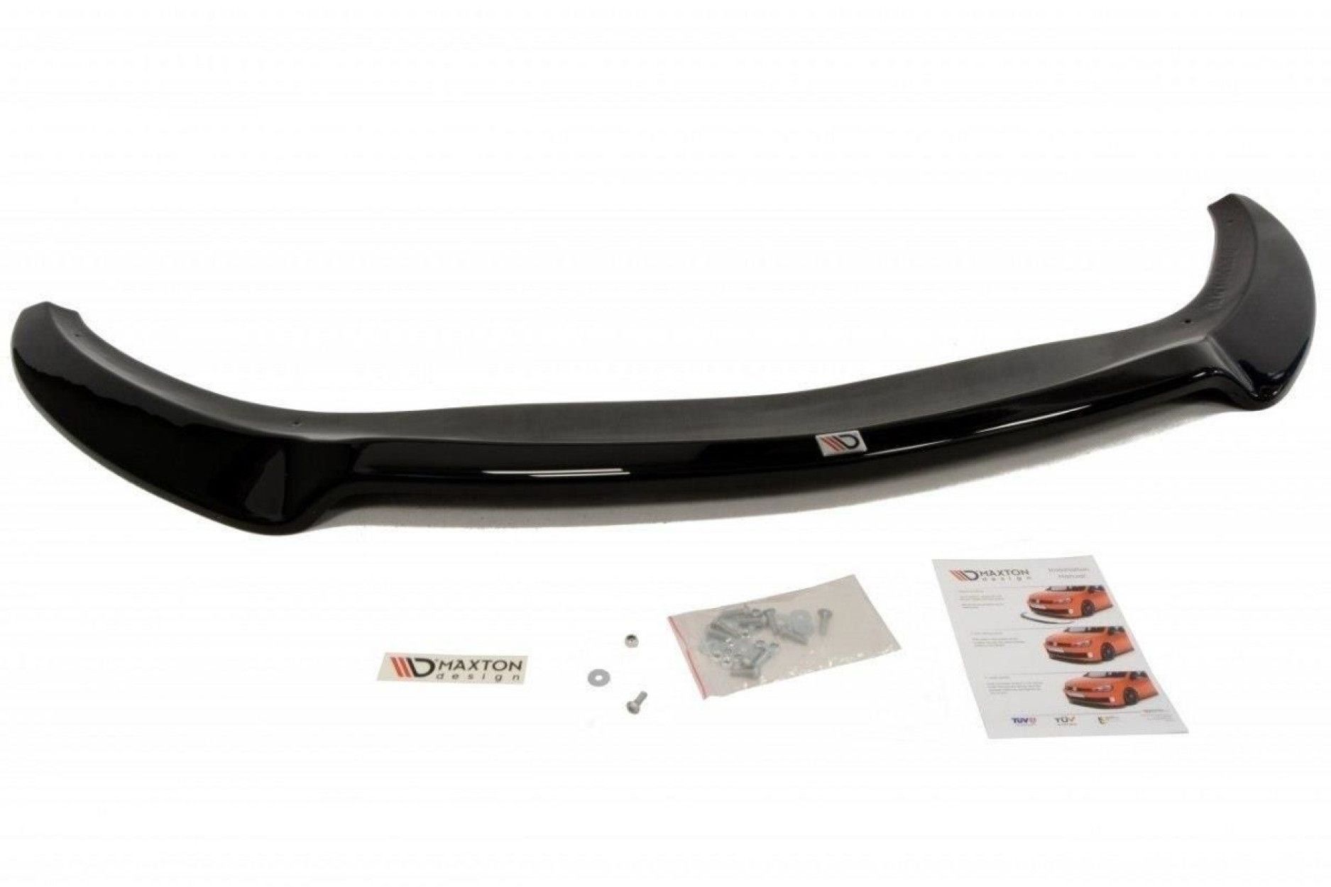 Maxton Design ABS Frontlippe V.2 für Opel Astra J MK4 OPC schwarz hochglanz (5) 