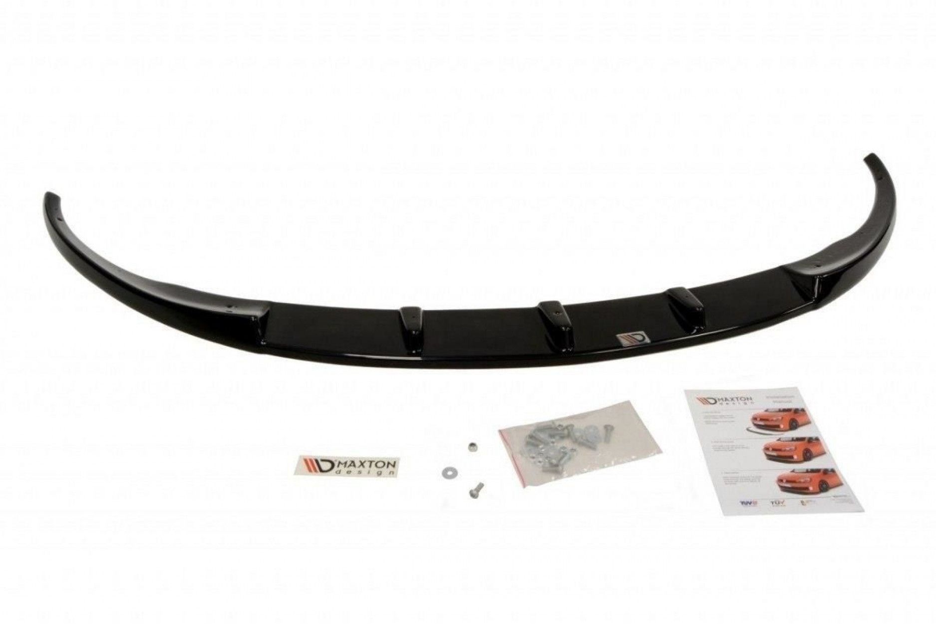 Maxton Design ABS Frontlippe für Opel Astra J MK4 OPC schwarz hochglanz (5) 