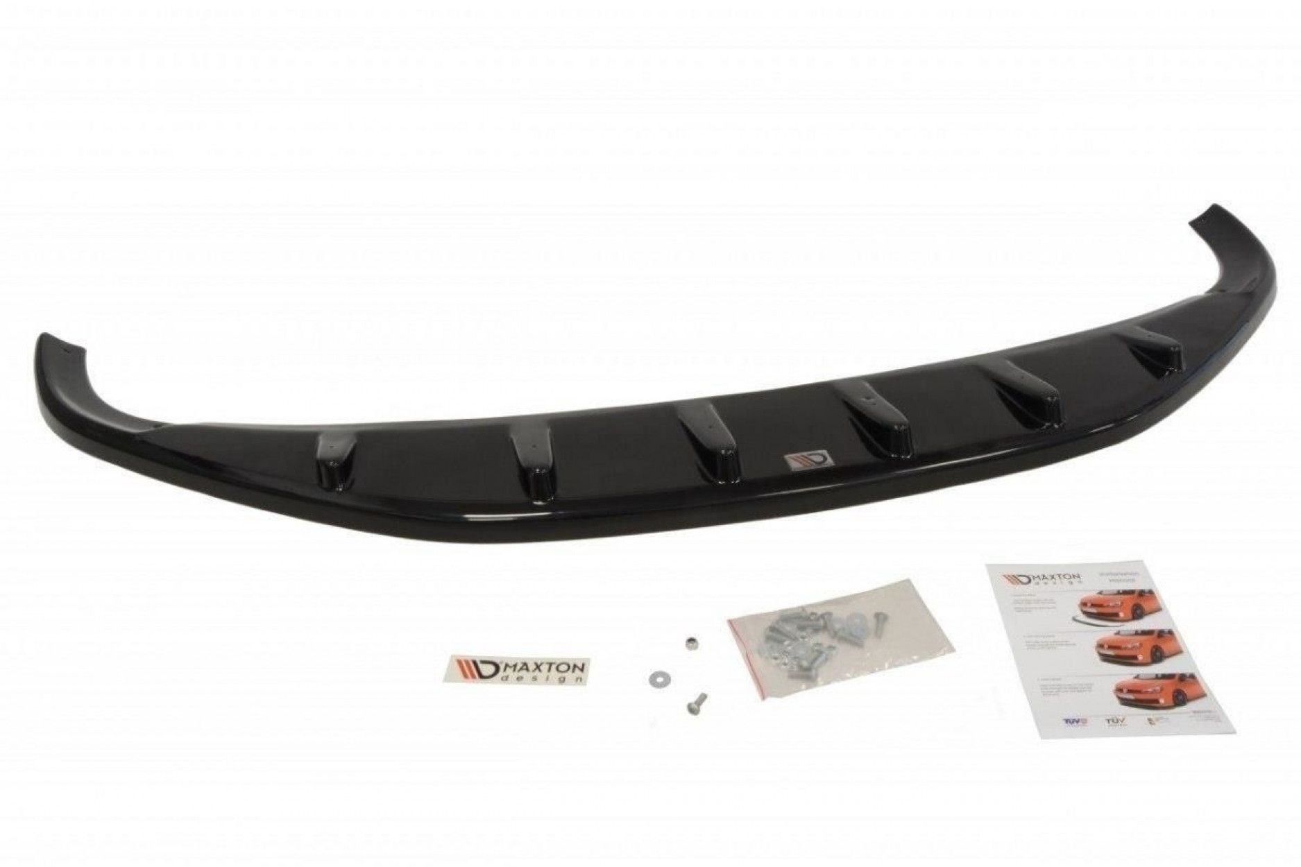 Maxton Design ABS Frontlippe für Opel Zafira B MK2 OPC Vorfacelift schwarz hochglanz (2) 