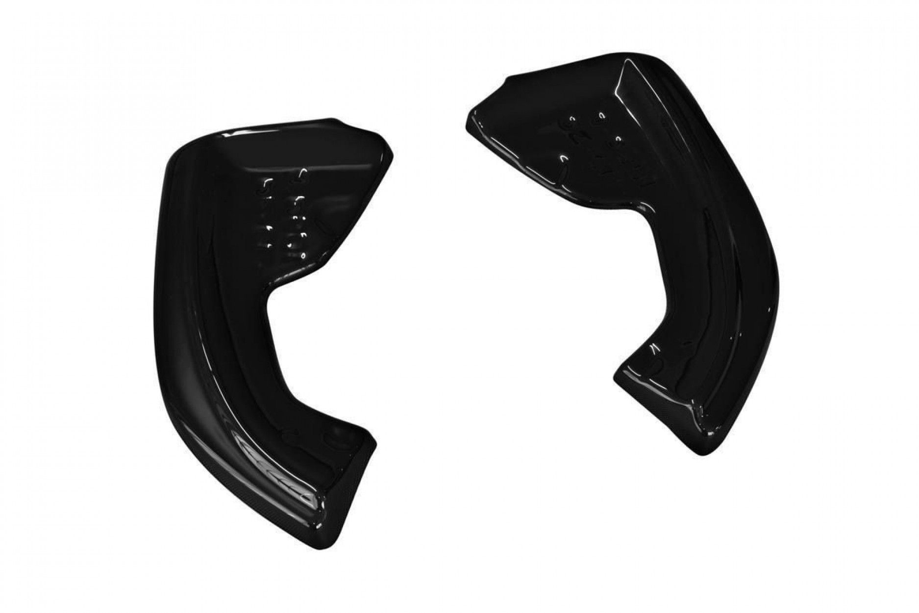 Maxton Design ABS Diffusor Seiten Eerwiterungen Flaps für Renault Clio MK4 RS schwarz hochglanz (6) 