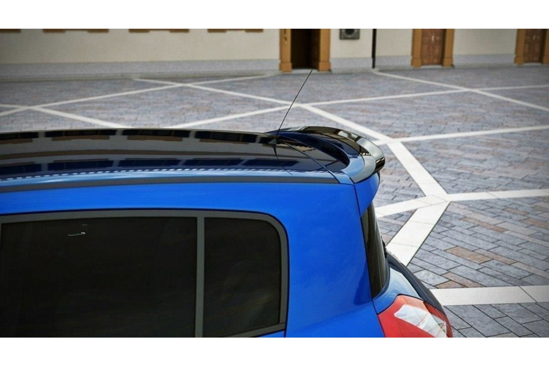 Maxton Design ABS Spoiler Aufsatz für Renault Megane Mk2 RS schwarz hochglanz (3) 