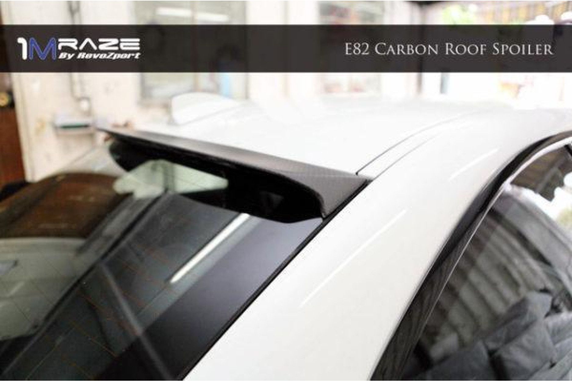 RevoZport Carbon roofspoiler for BMW 1er E82 1M