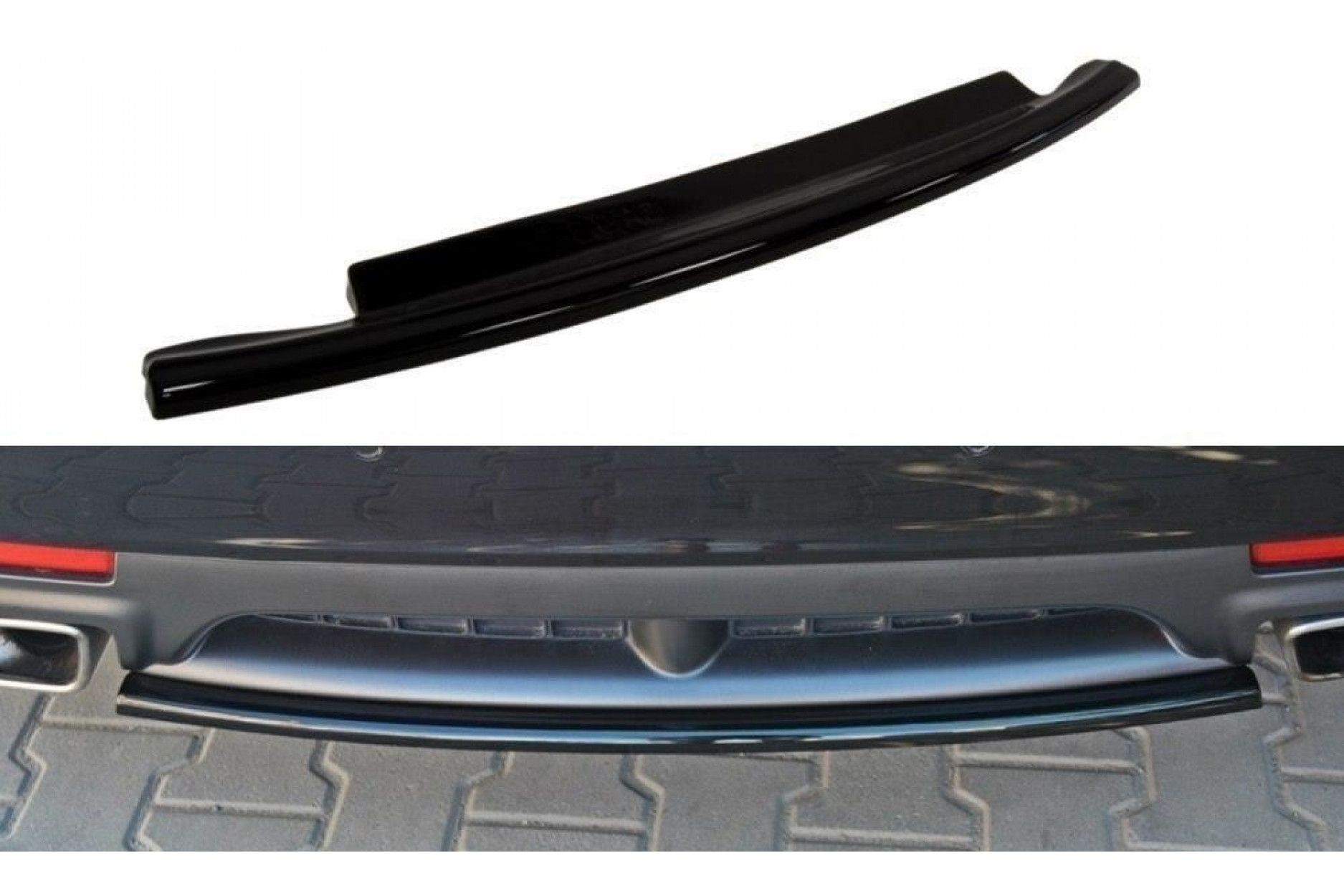 Maxton Design ABS Diffusor für Saab Turbo X MK2 schwarz hochglanz