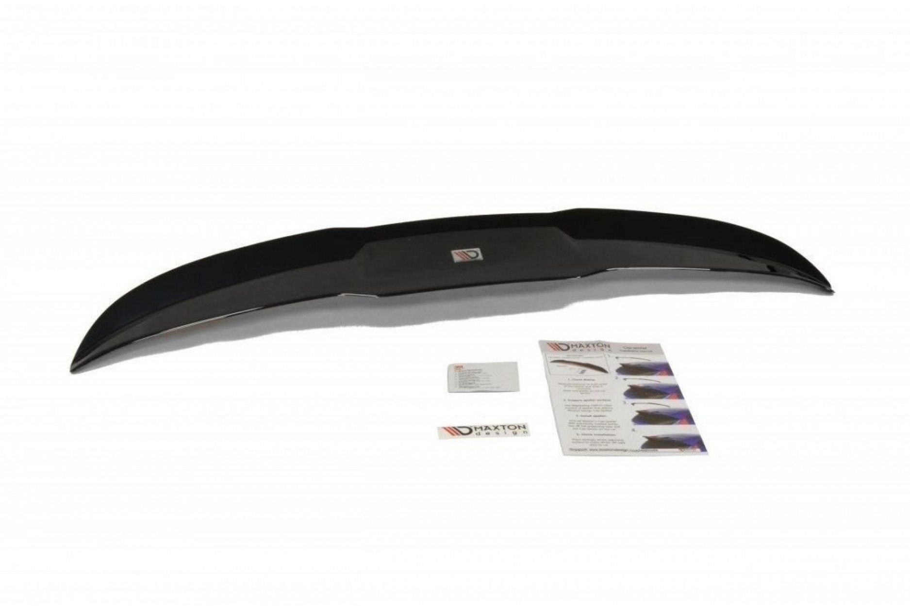 Maxton Design ABS Spoiler Aufsatz für Seat Ibiza MK4 Cupra|FR Vorfacelift Coupe schwarz hochglanz