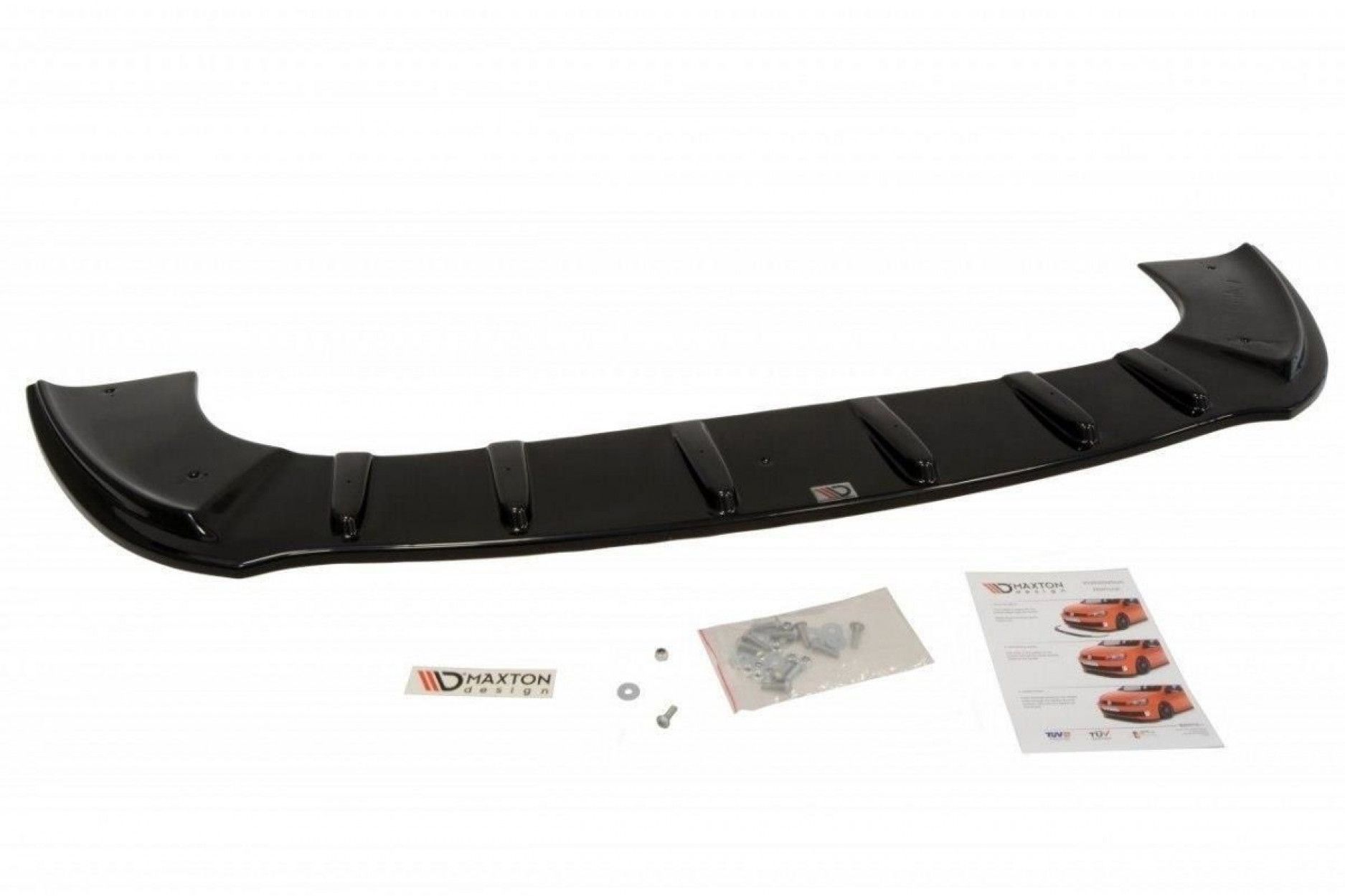 Maxton Design ABS Frontlippe für Seat Leon MK1 Cupra|FR schwarz hochglanz (2) 