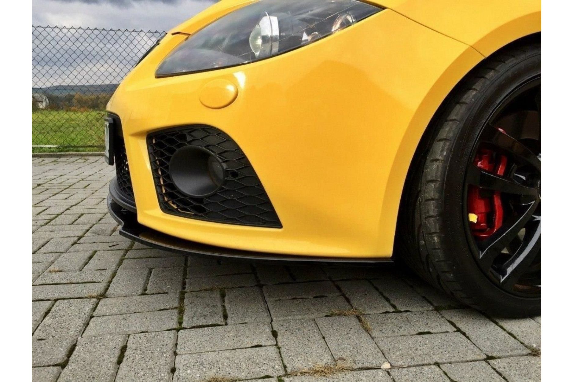 Maxton Design ABS Frontlippe für Seat Leon Mk2 Cupra|FR Vorfacelift schwarz hochglanz (4) 