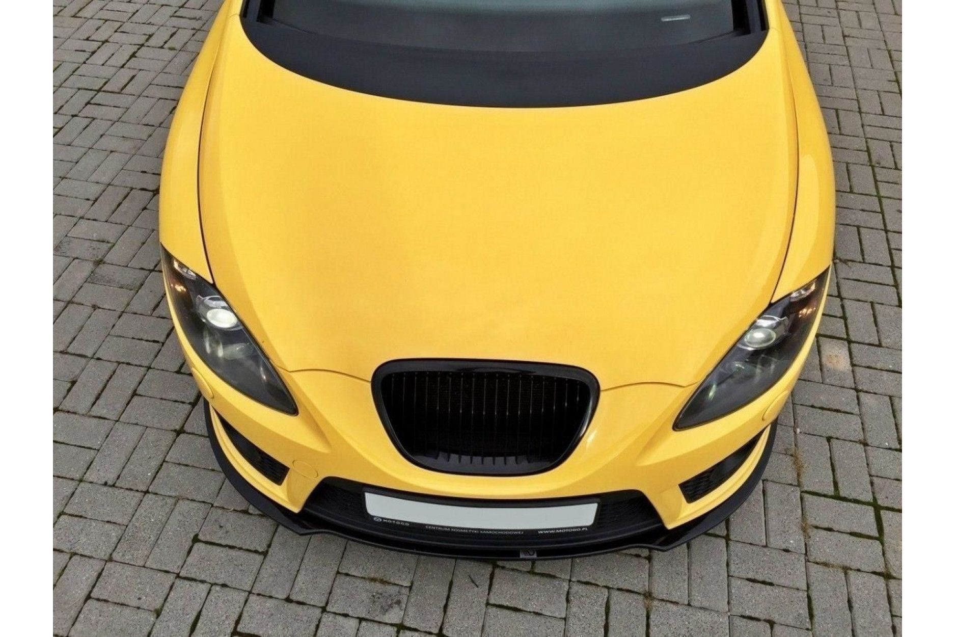 Maxton Design ABS Frontlippe für Seat Leon Mk2 Cupra|FR Vorfacelift schwarz hochglanz (5) 