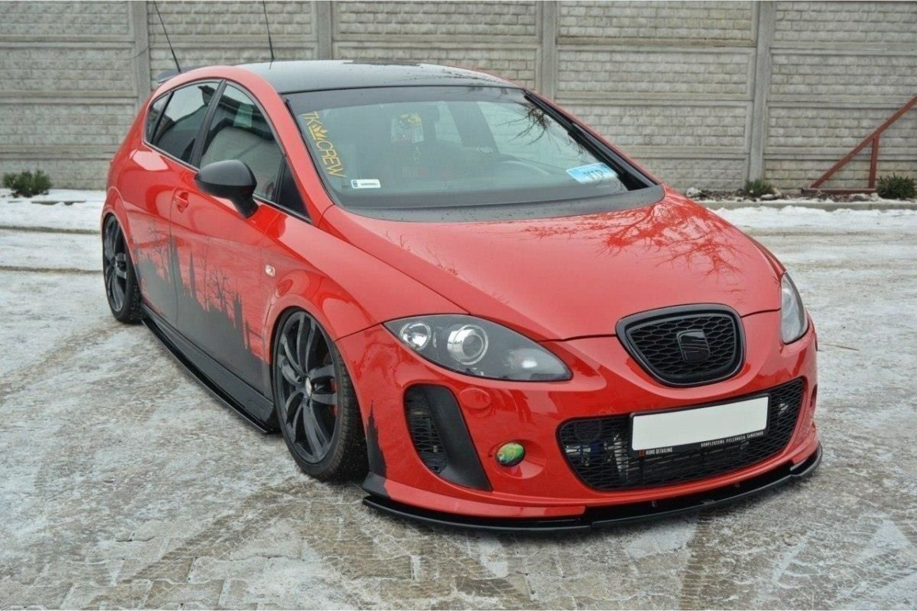 Maxton Design ABS Seitenschweller für Seat Leon Mk2 Cupra|FR schwarz hochglanz (3) 