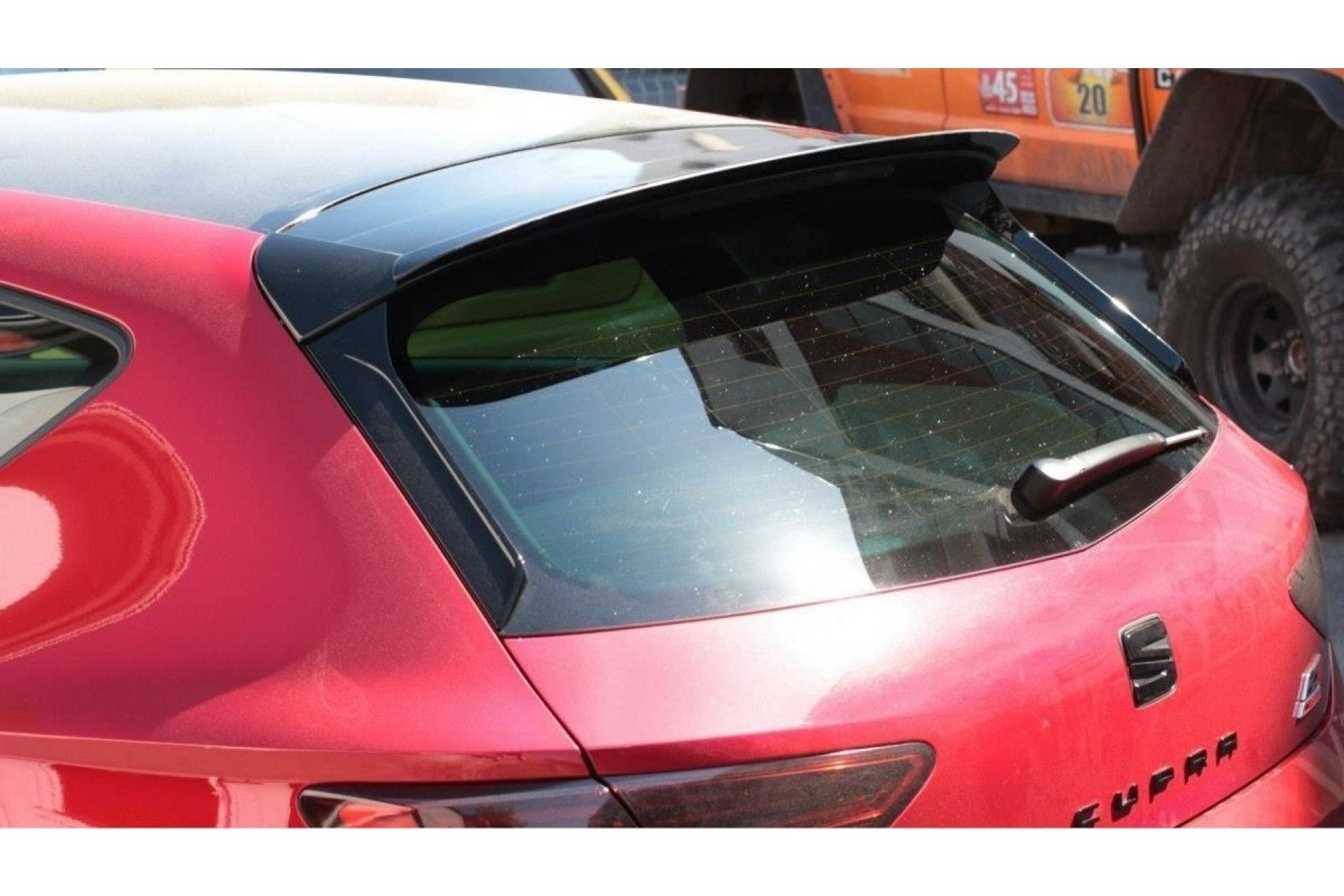 Auto Kofferraum Heck Spoiler für Seat Leon III (Type 5F) Cupra, Spoiler  Heckspoiler Heckflügel Car Tuning Accessories,B/Bright Black
