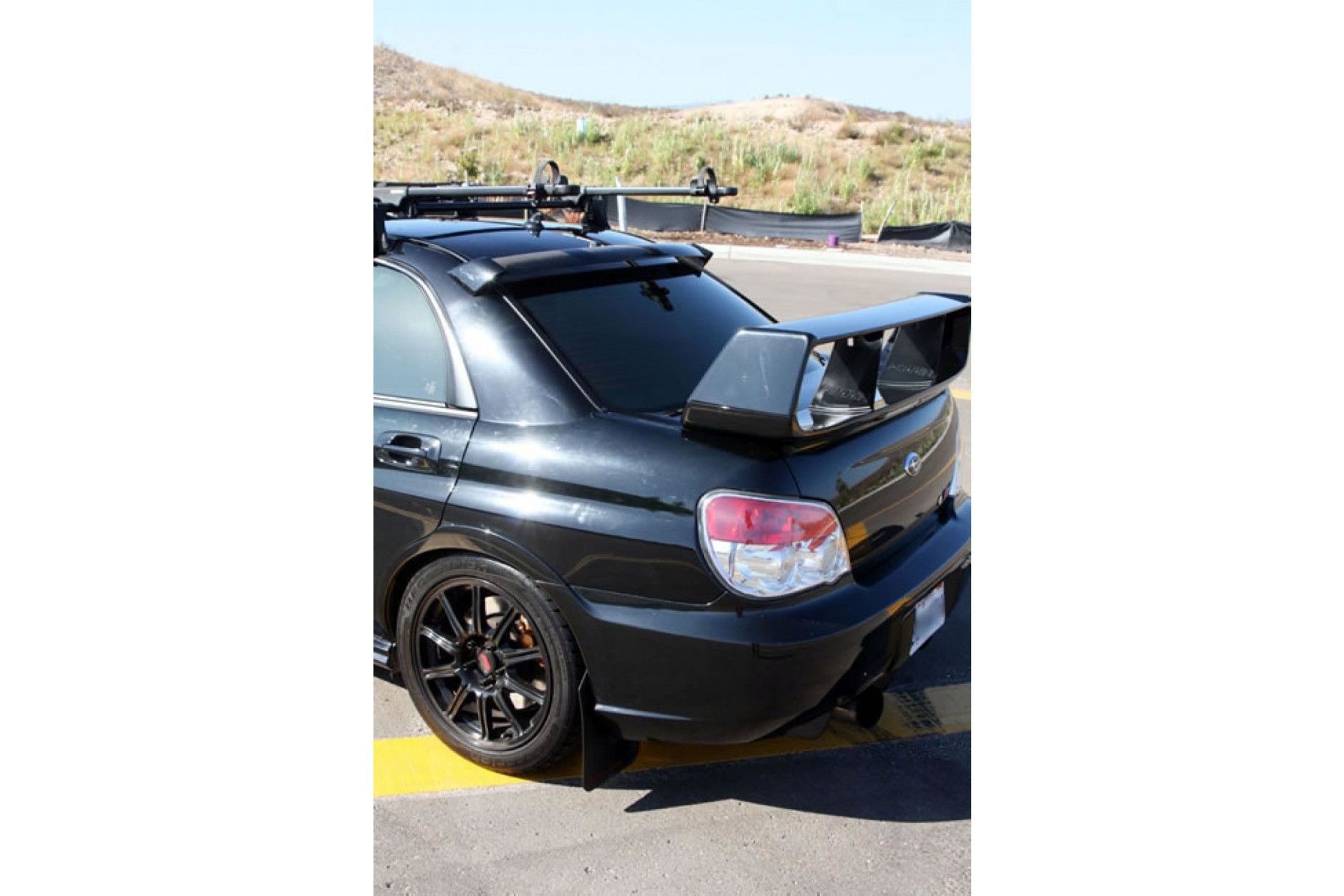 Seibon carbon REAR ROOF SPOILER for SUBARU IMPREZA WRX STI 2006 2007 OE style