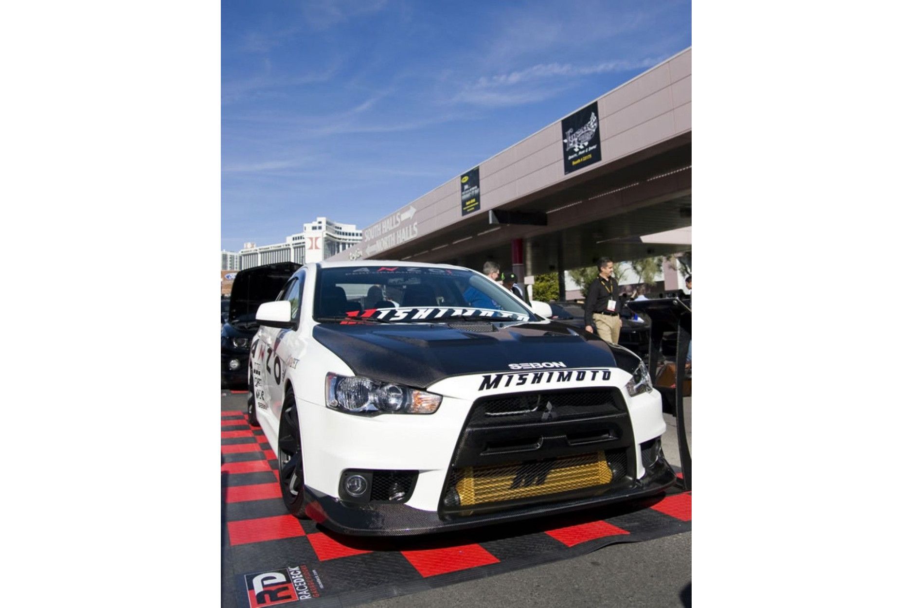 Seibon carbon FRONT LIP for MITSUBISHI LANCER EVO X 2008 - 2012 OE-style (4) 