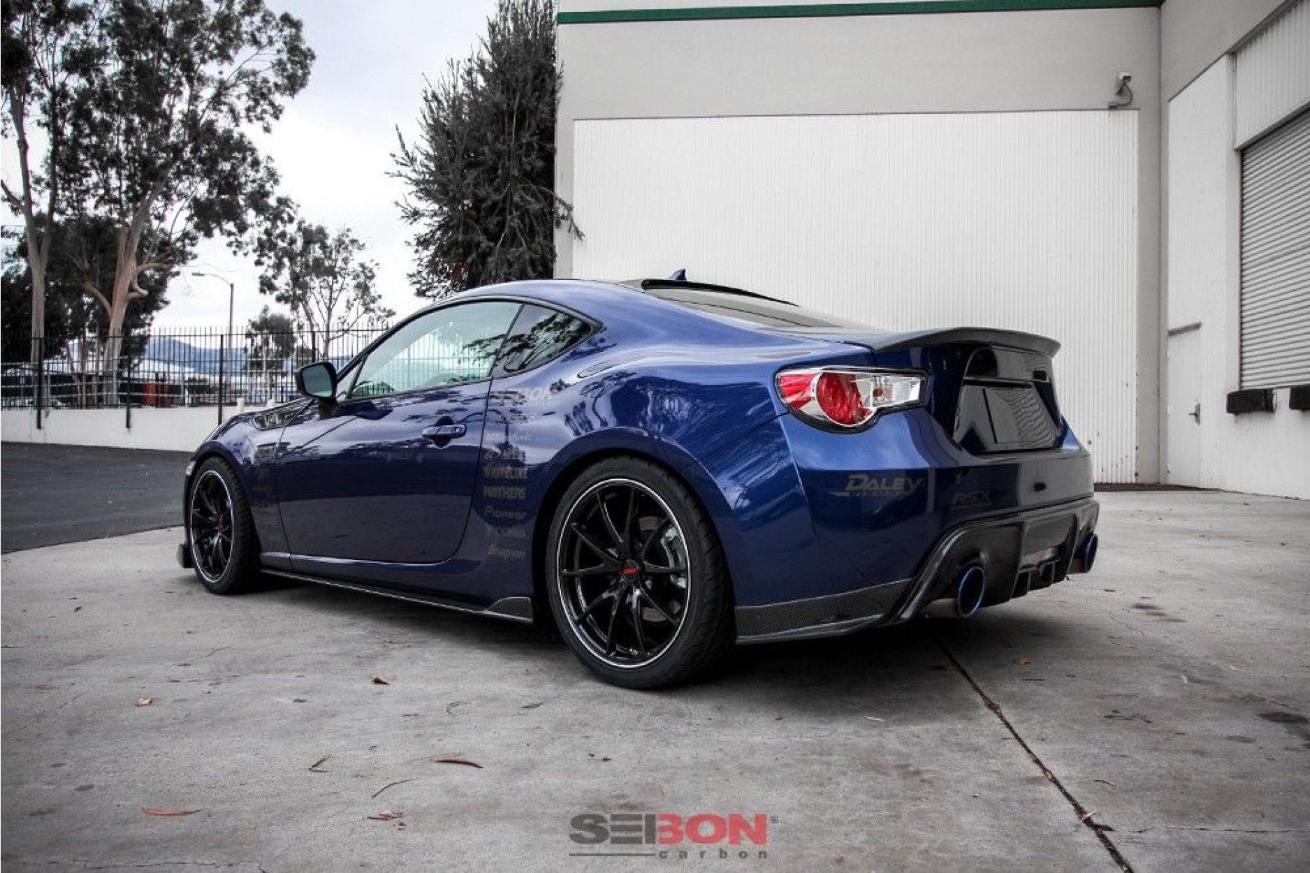 Seibon carbon REAR LIP for SCION FRS / BRZ 2012 - 2014 KC-style (4) 
