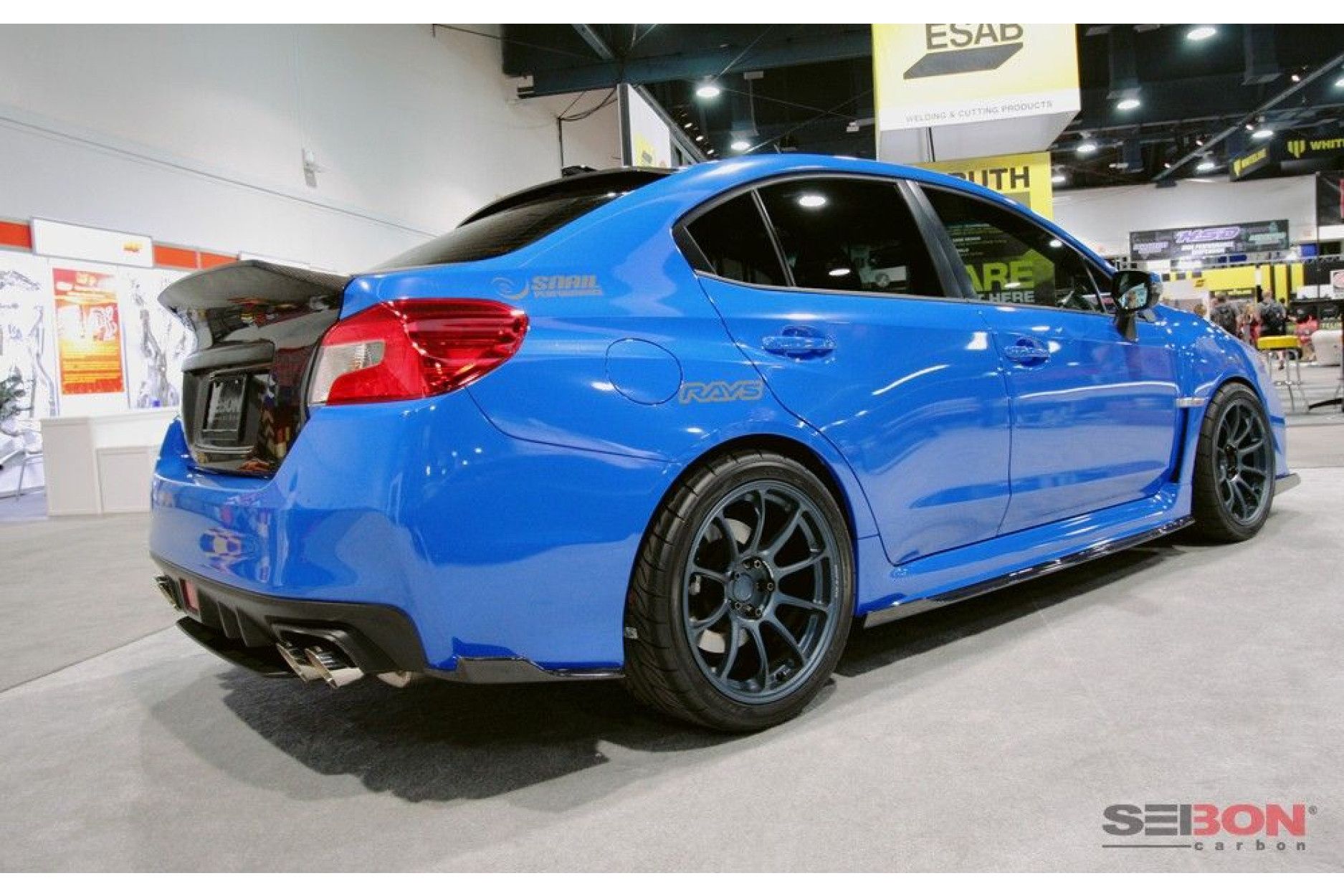 Seibon carbon REAR LIP for SUBARU WRX / STI 2015 - 2018 MB-style (4) 