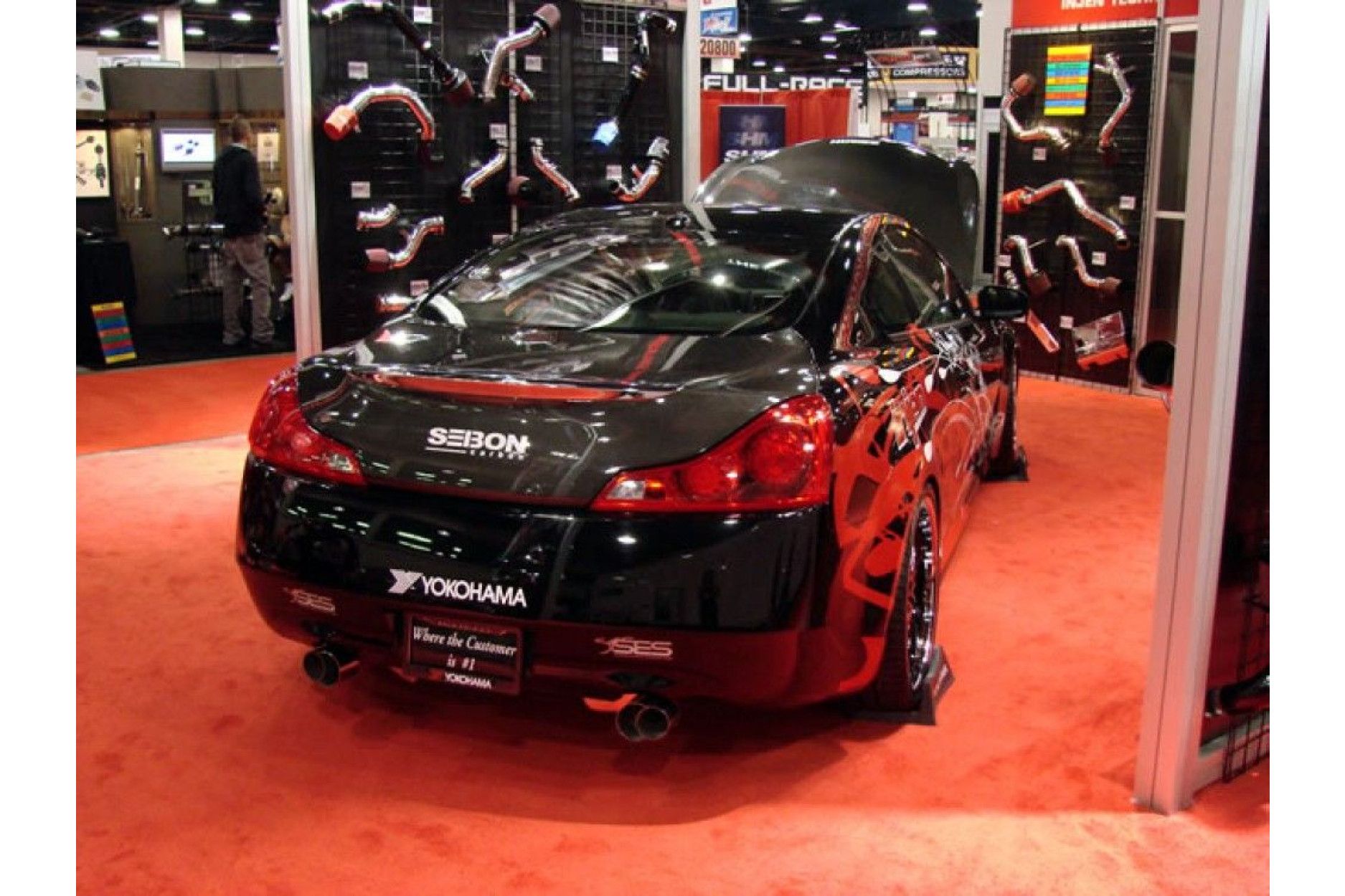 Seibon carbon TRUNK for INFINITI G37 2DR 2008 - 2013 OE-style (2) 