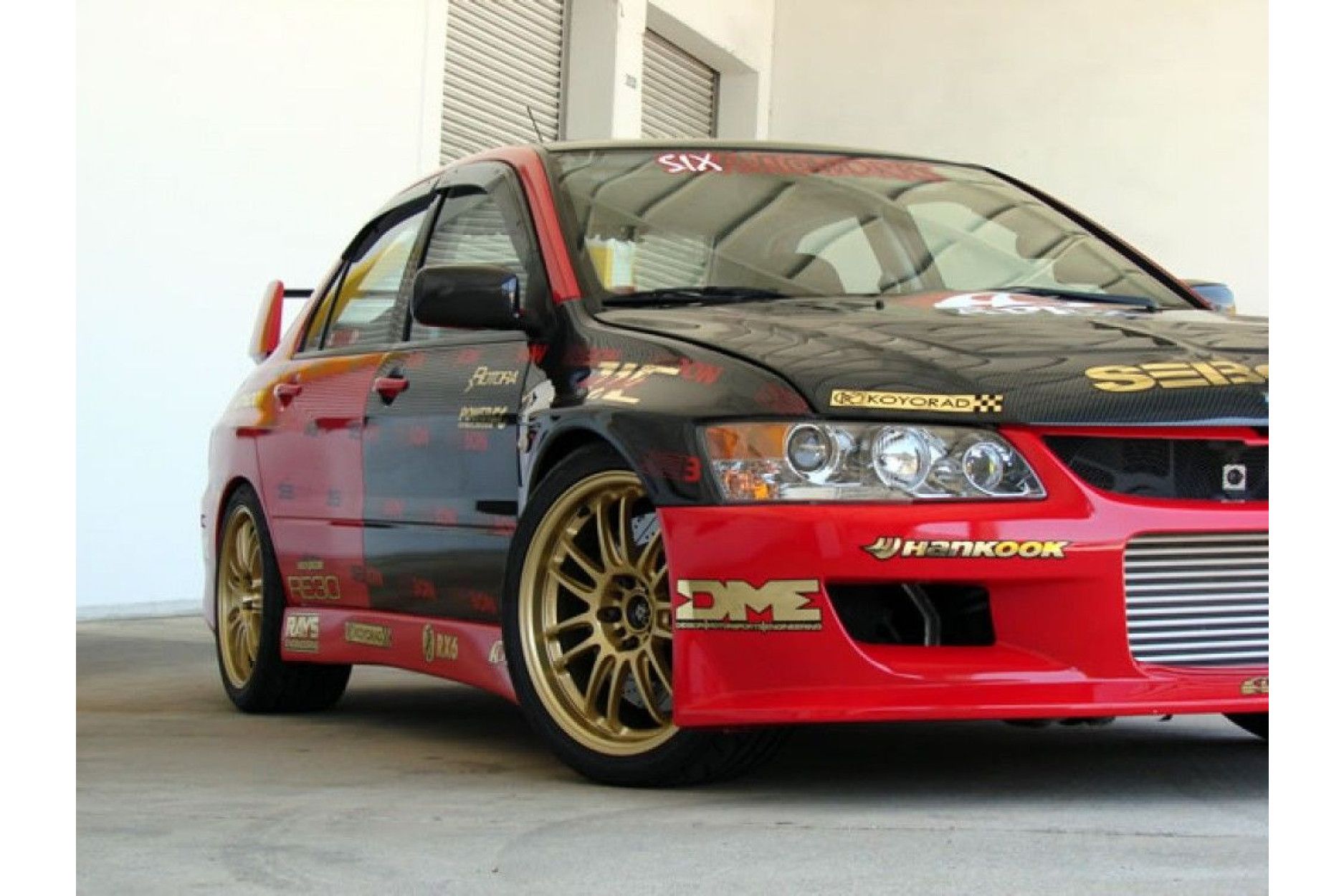 Seibon carbon 10MM WIDER FENDERS (pair) for MITSUBISHI LANCER EVO VIII / IX 2003 - 2007 WIDE-style (4) 