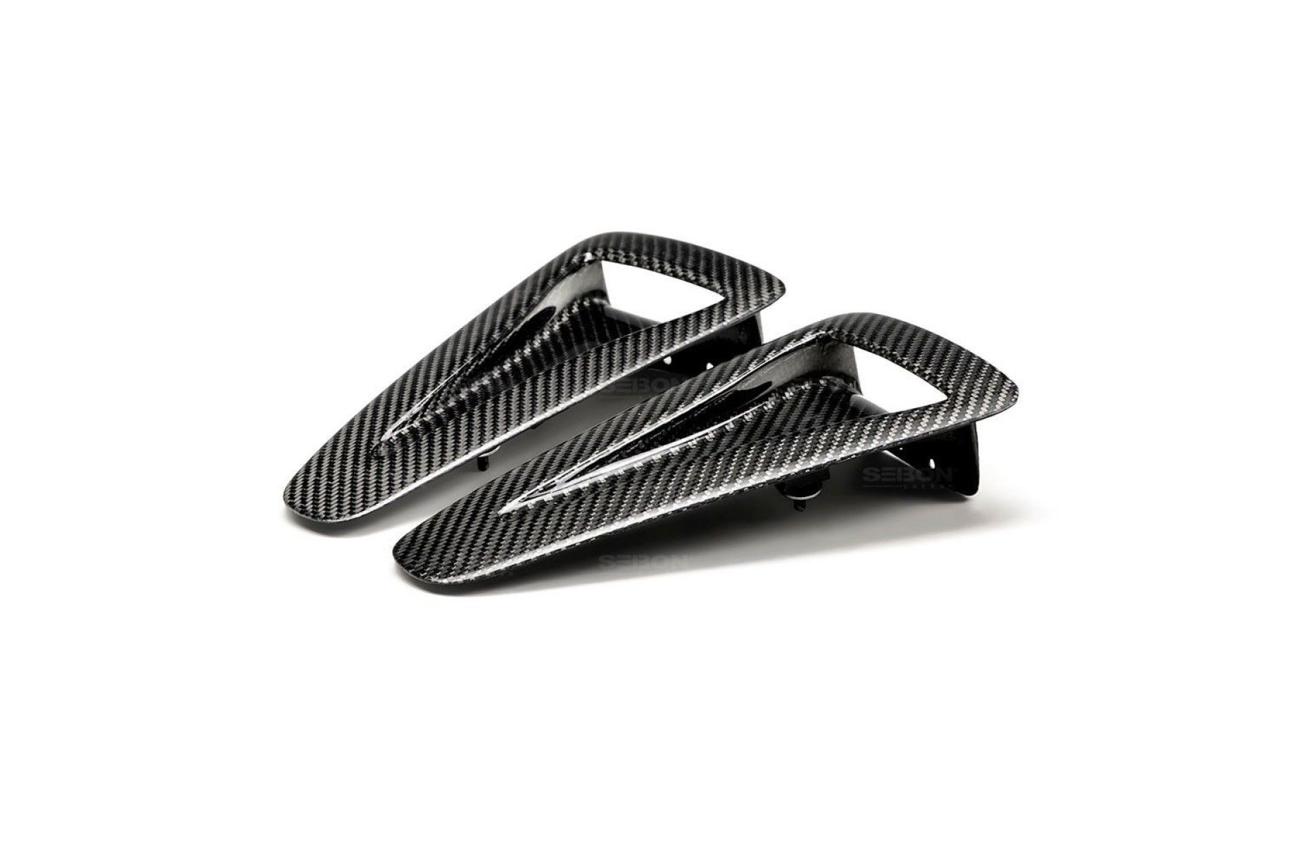 Seibon carbon HOOD AIR DUCTS (pair) for NISSAN GTR R35 2009 - 2012 (3) 