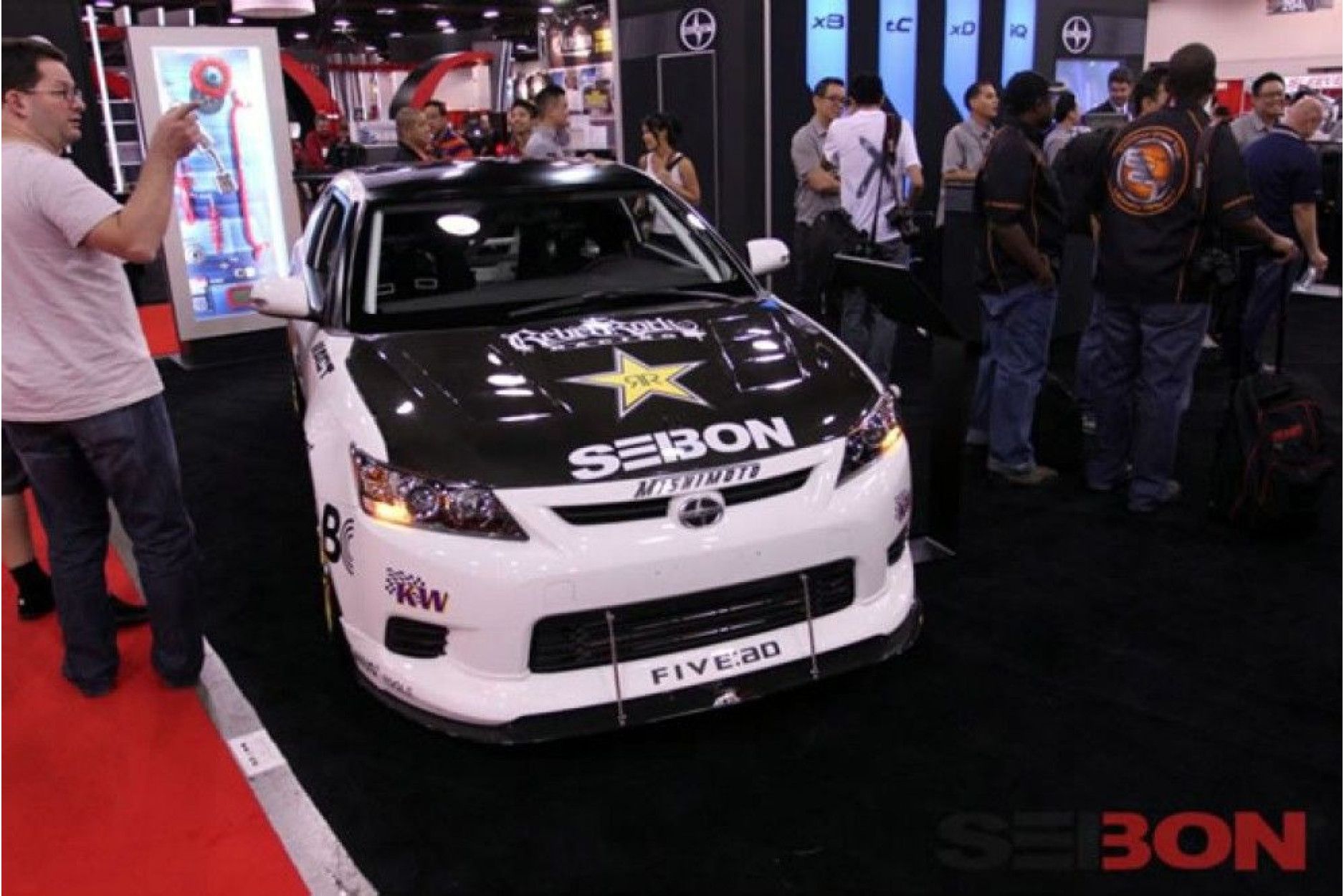 Seibon carbon HOOD for SCION TS 2011 - 2012 TS-style (3) 