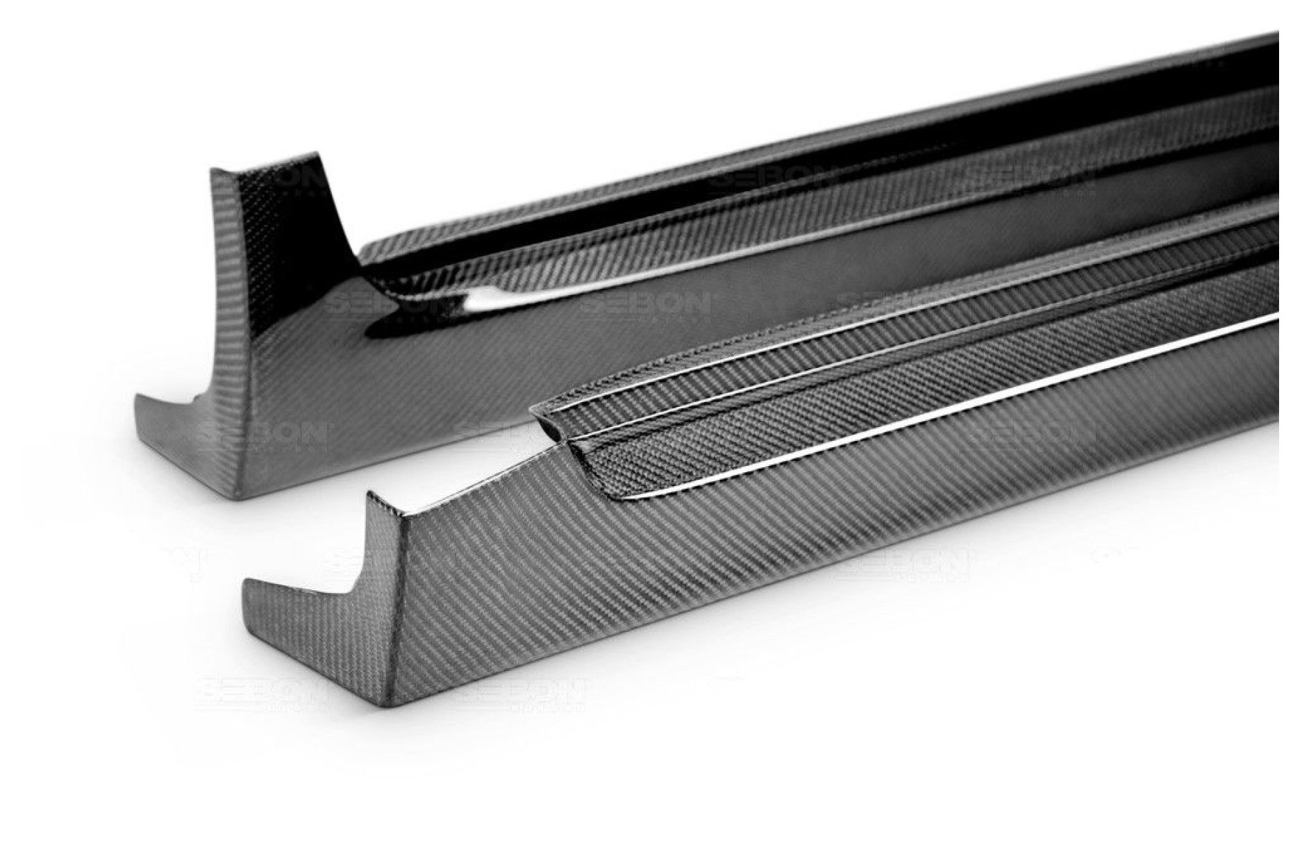 Seibon carbon SIDE SKIRTS (pair) for SUBARU STI HATCHBACK ONLY 2008 - 2010 OE-style (3) 