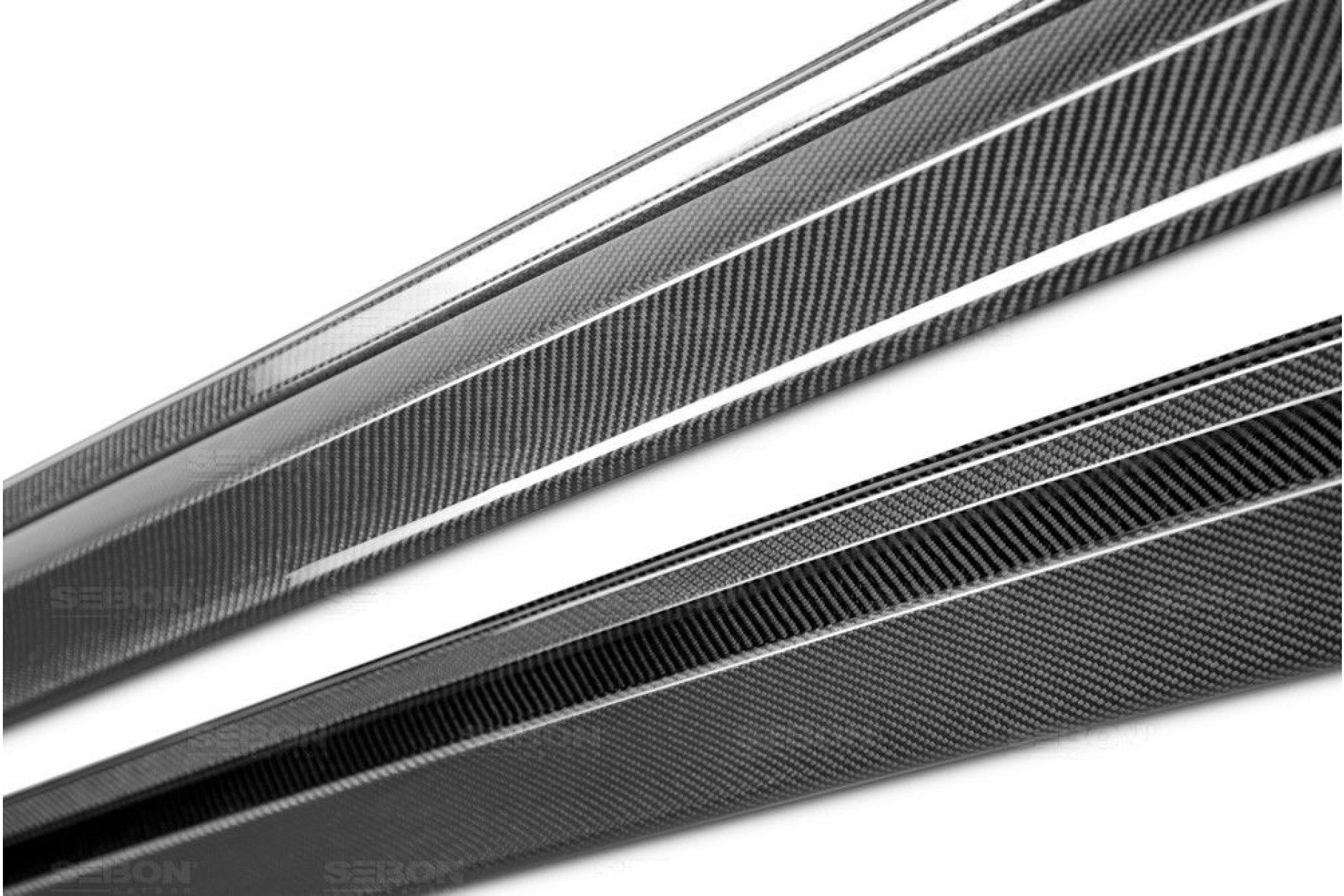 Seibon carbon SIDE SKIRTS (pair) for SUBARU STI HATCHBACK ONLY 2008 - 2010 OE-style (4) 