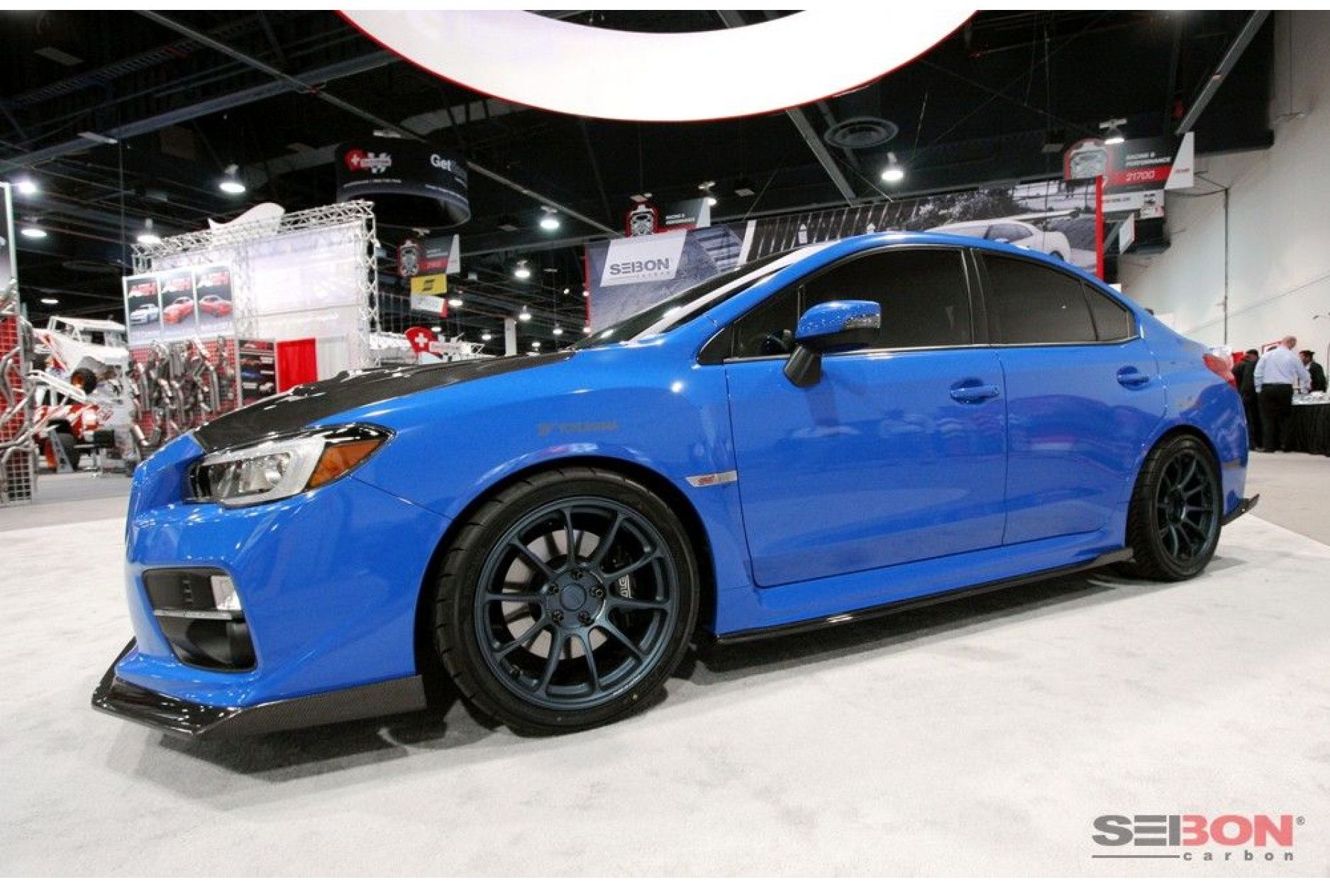 Seibon carbon SIDE SKIRTS (pair) for SUBARU WRX / STI 2015 - 2018 MB-style (6) 