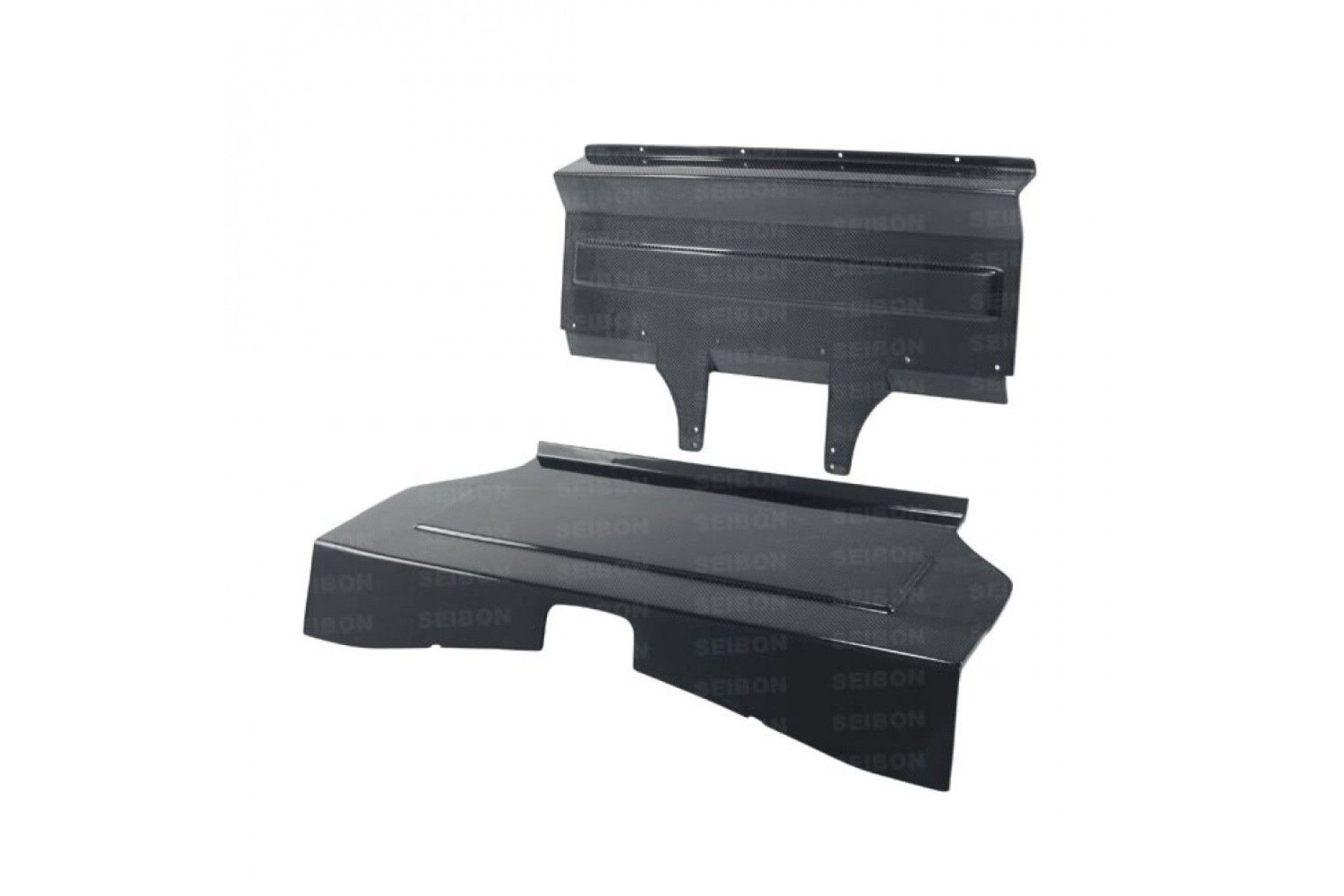 Seibon carbon REAR SEAT PANELS (pair) for SCION FRS / BRZ 2012 - 2014