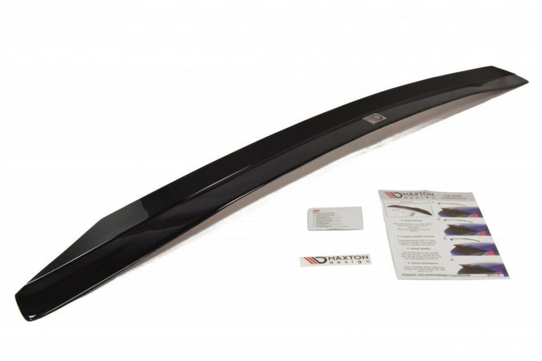 Maxton Design ABS Spoiler Aufsatz für Subaru Impreza WRX MK4 STI schwarz hochglanz (4) 