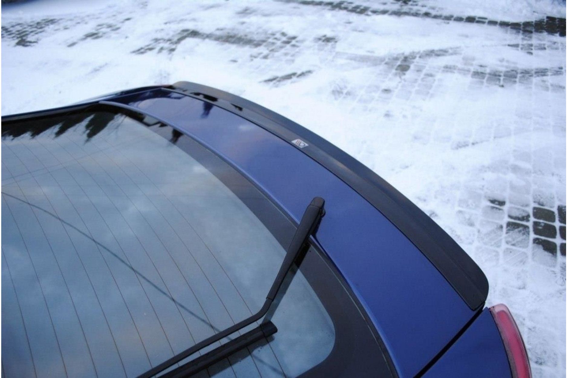 Maxton Design ABS Spoiler Aufsatz für Toyota Celica MK7 T23 Vorfacelift schwarz hochglanz (2) 