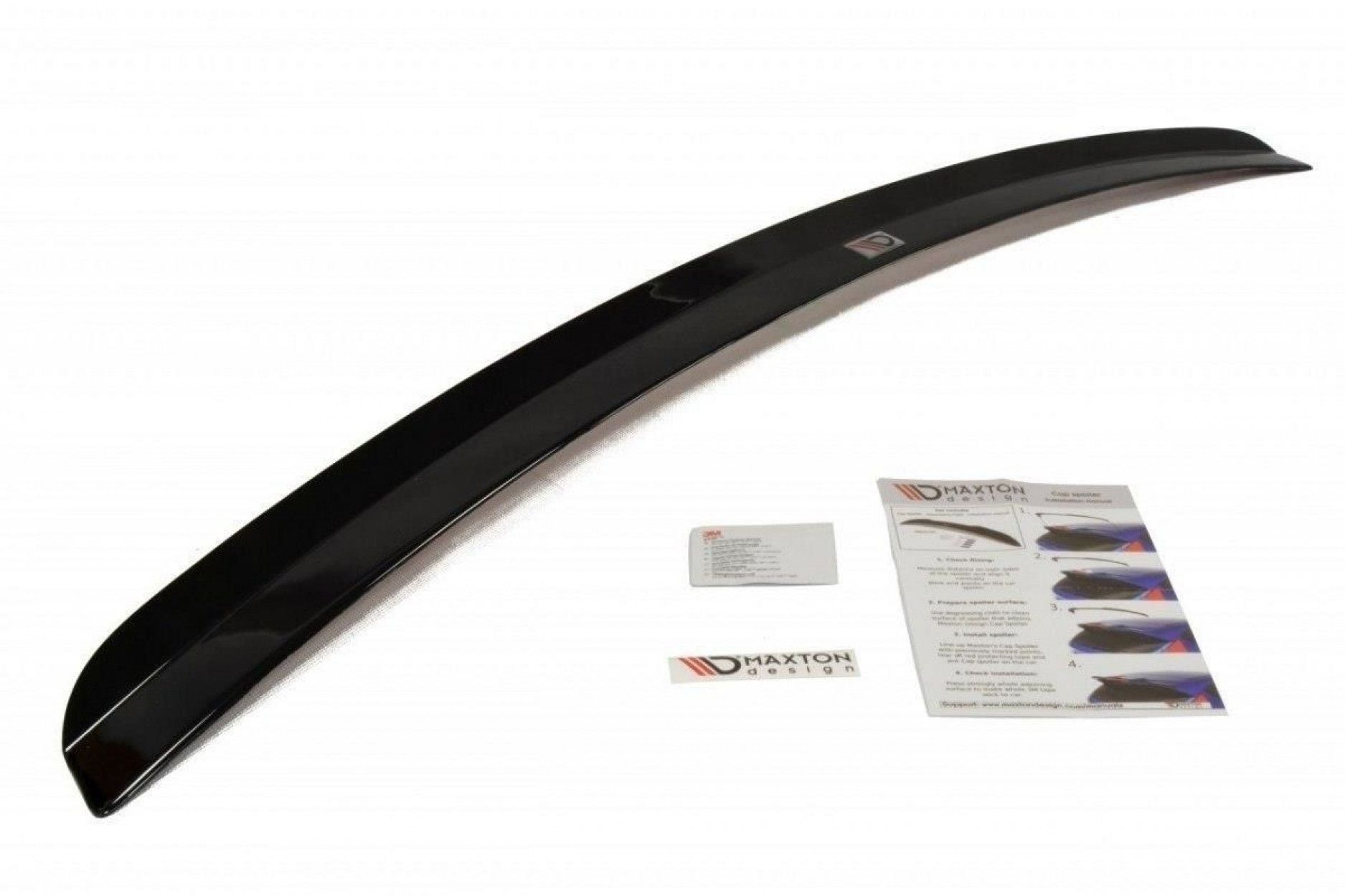 Maxton Design ABS Spoiler Aufsatz für Toyota Celica MK7 T23 Vorfacelift schwarz hochglanz (5) 
