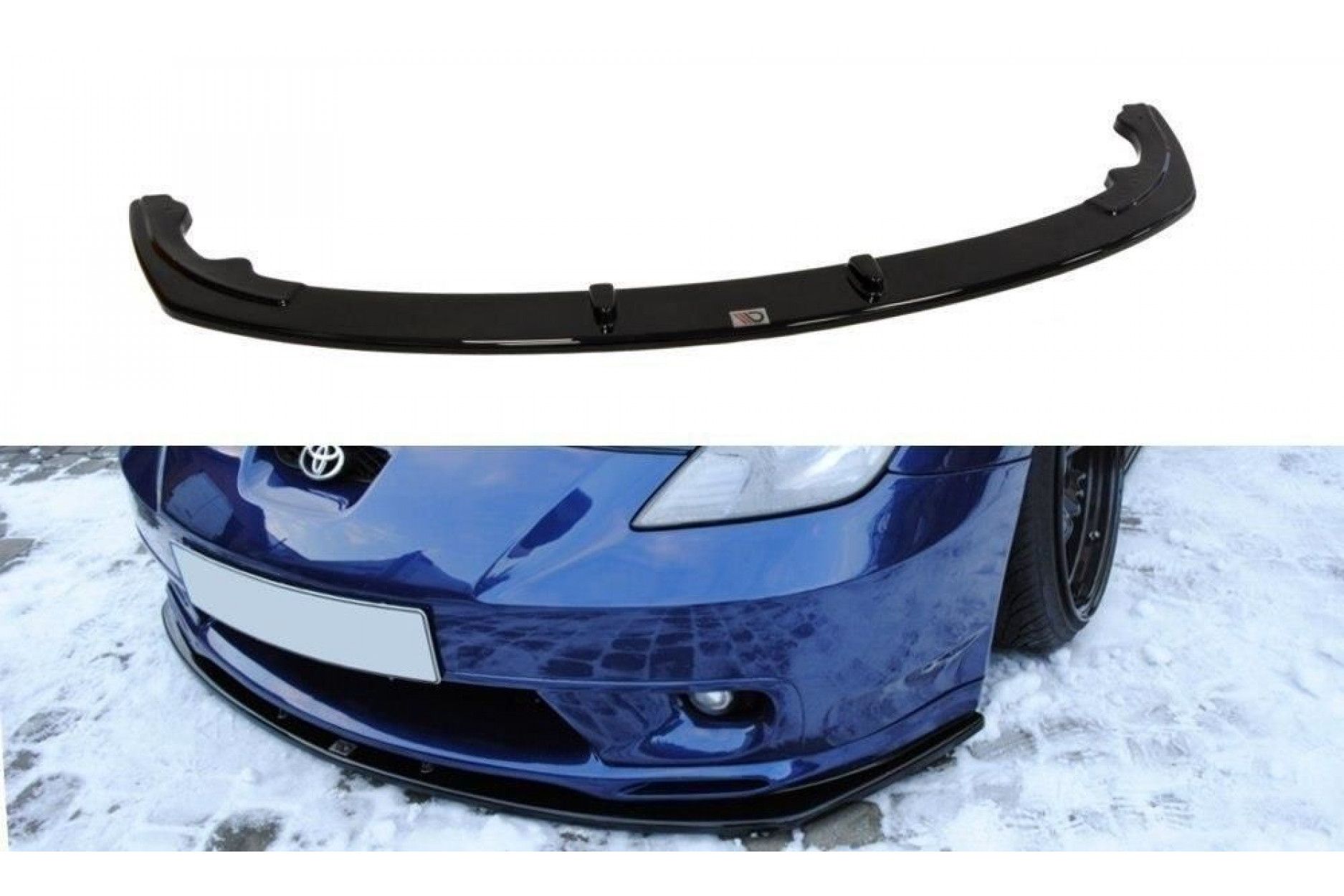 Maxton Design ABS Frontlippe für Toyota Celica MK7 T23 Vorfacelift schwarz hochglanz