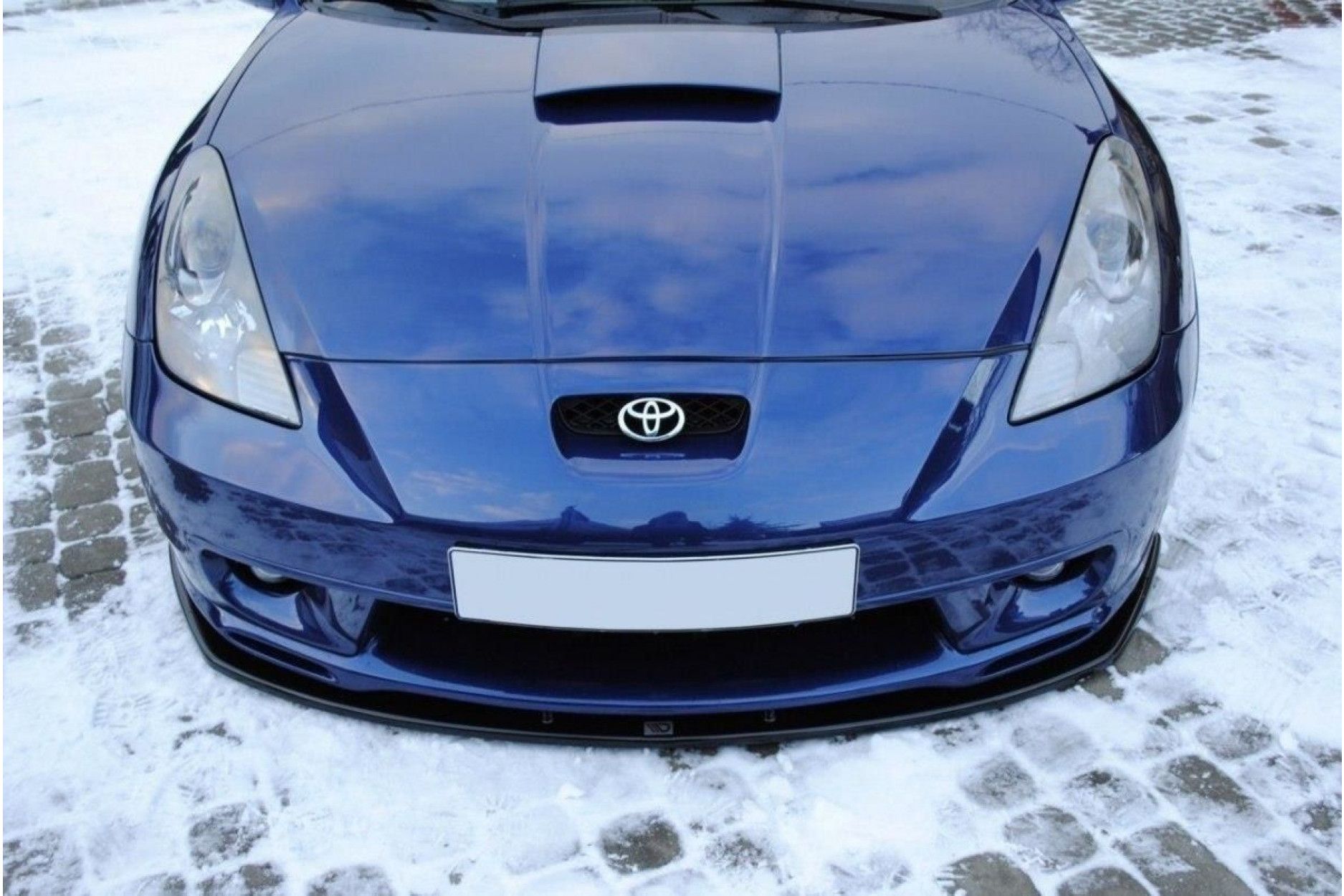 Maxton Design ABS Frontlippe für Toyota Celica MK7 T23 Vorfacelift schwarz hochglanz (2) 