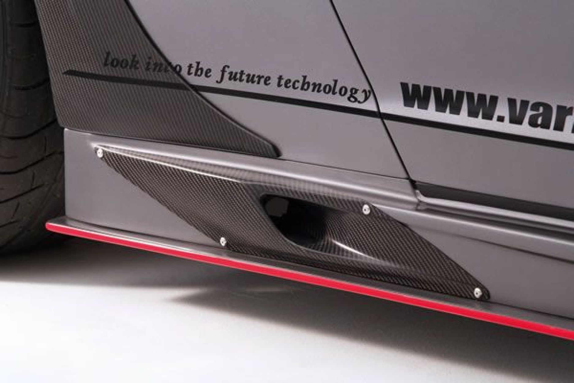Varis carbon side skirts air intakes for Nissan R35 GT-R