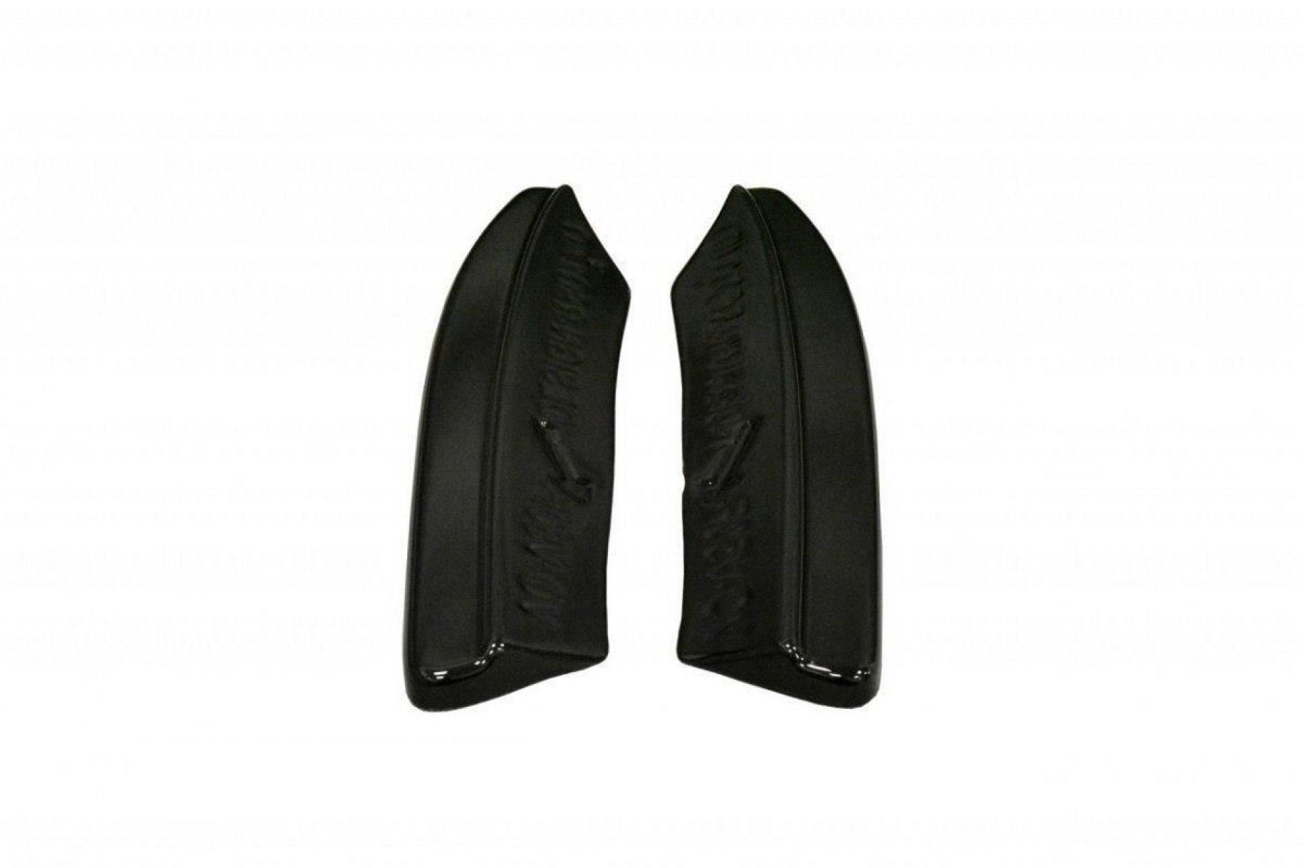 Maxton Design ABS Diffusor Seiten Eerwiterungen Flaps für Volvo V50 schwarz hochglanz (7) 