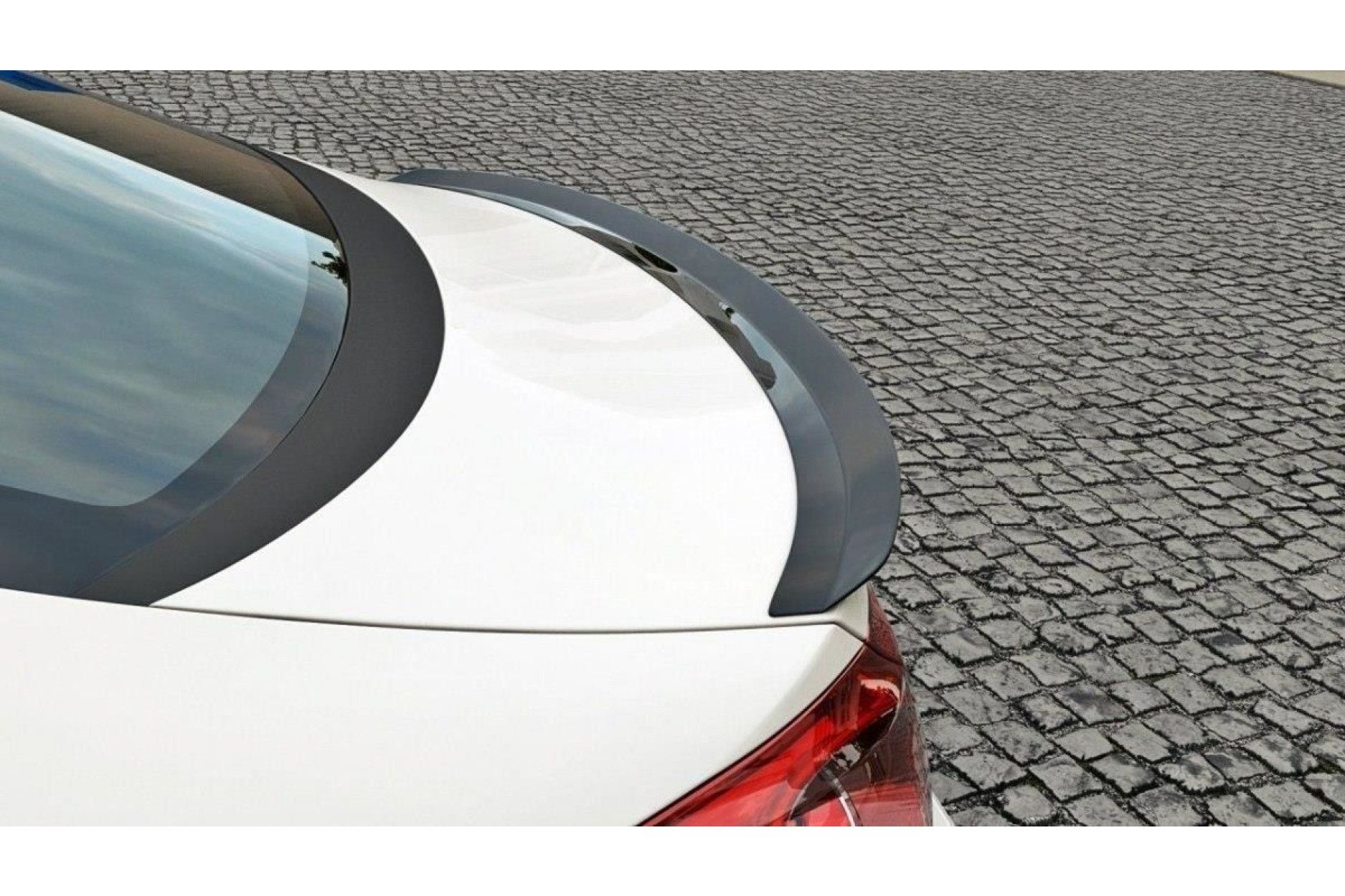 Maxton Design ABS Spoiler Aufsatz für Volkswagen Passat CC R-Line Vorfacelift schwarz hochglanz (2) 