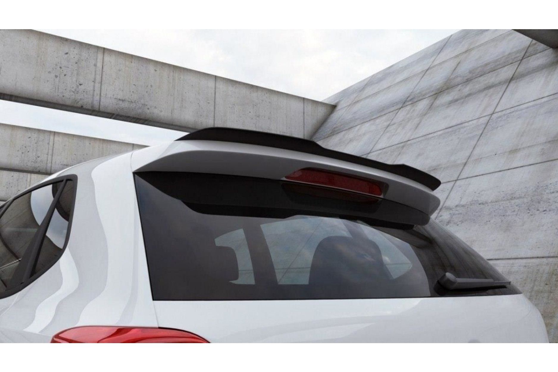 Maxton Design ABS Spoiler Aufsatz für Volkswagen Polo 6R|6C GTI|R R-Line schwarz hochglanz (3) 