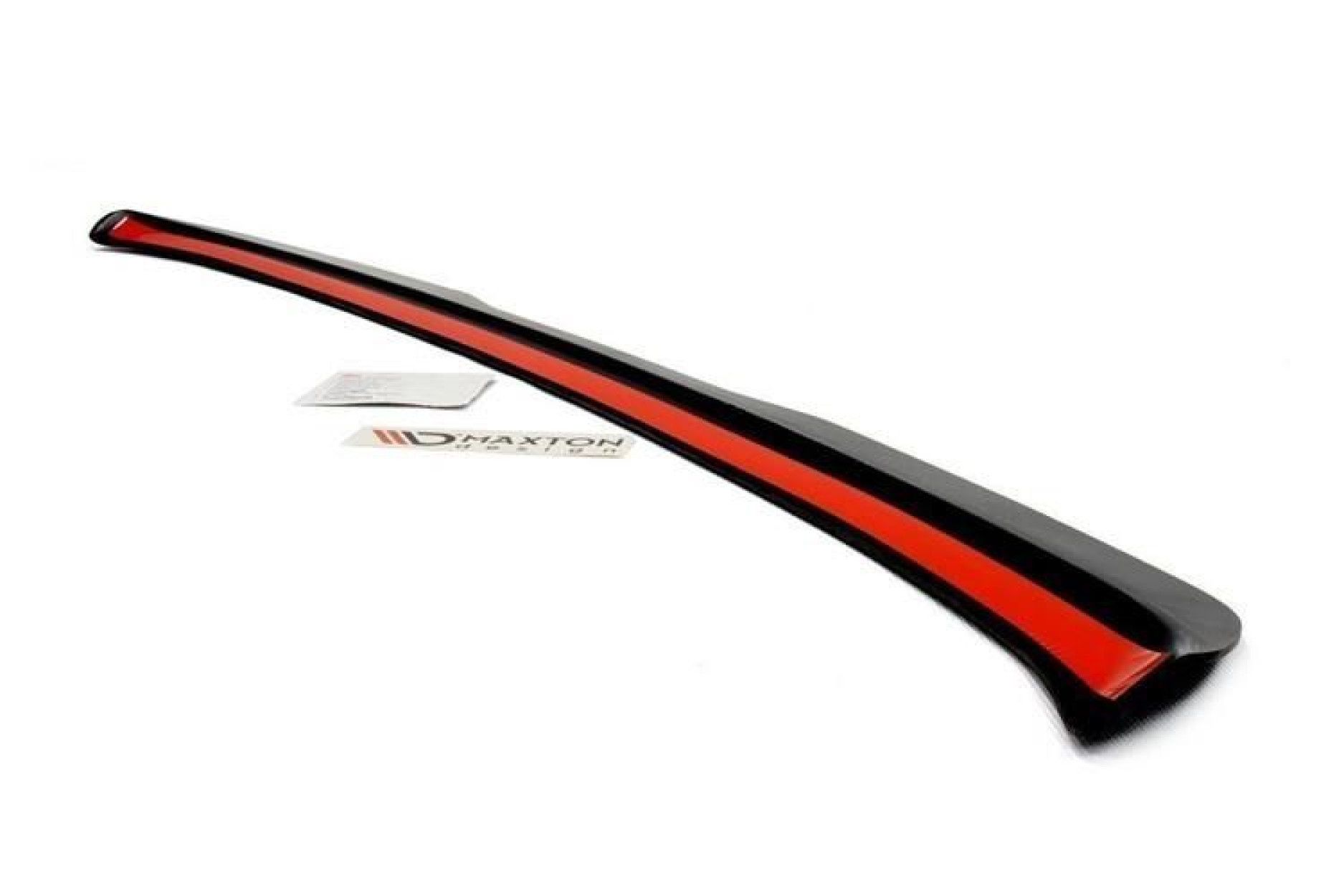 Maxton Design ABS Spoiler Aufsatz für Volkswagen Scirocco MK3 R R-Line schwarz hochglanz (3) 