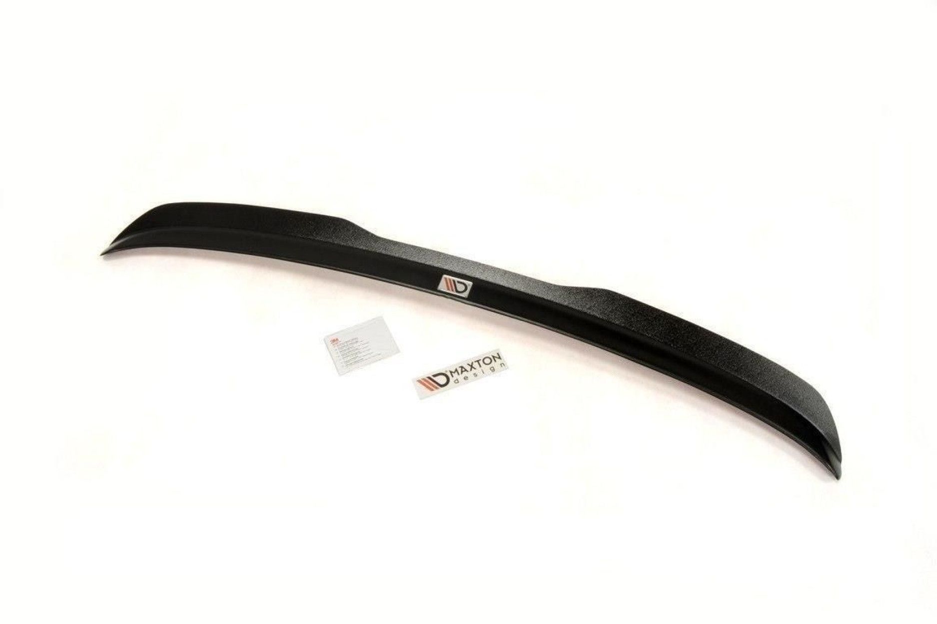 Maxton Design ABS Spoiler Aufsatz für Volkswagen Scirocco MK3 R R-Line schwarz hochglanz (4) 